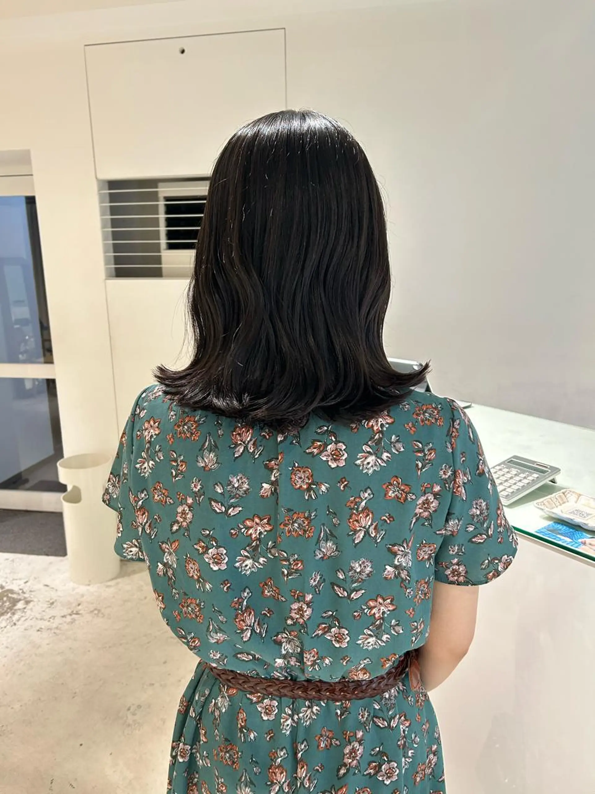 ミディアム カラー カット 透明感カラー🫧 nanohaのヘアスタイル