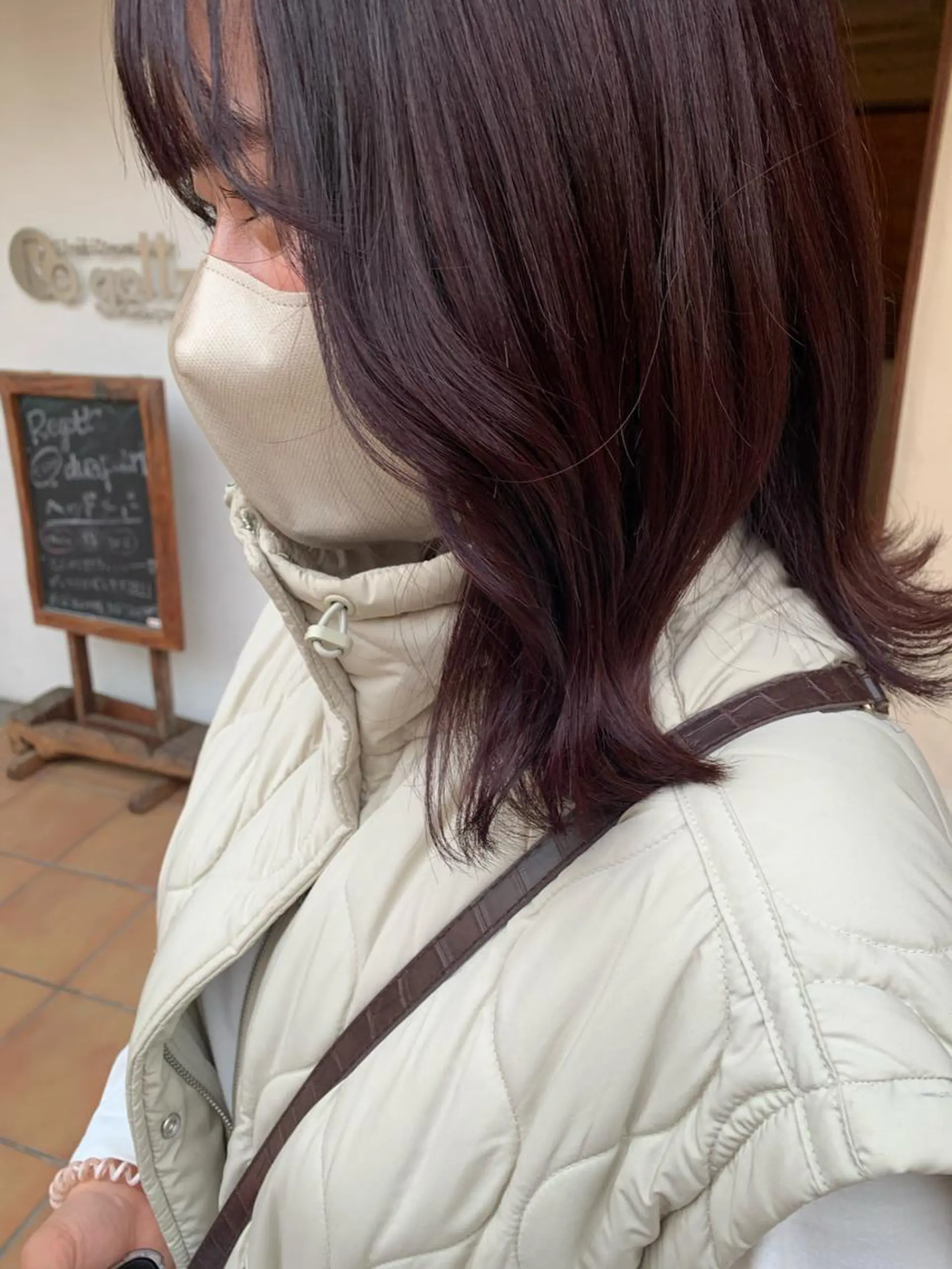 ミディアム カラー ヘアアレンジ カット ヘアカラー トリートメント 中津/柔らかカラー/ ナガオ　イズミのヘアスタイル