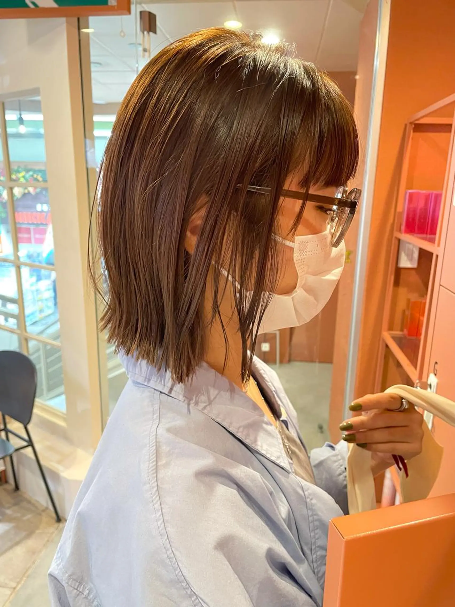 ミディアム カラー ボブ 沖縄/ヘアアレンジ /ナカノのヘアスタイル