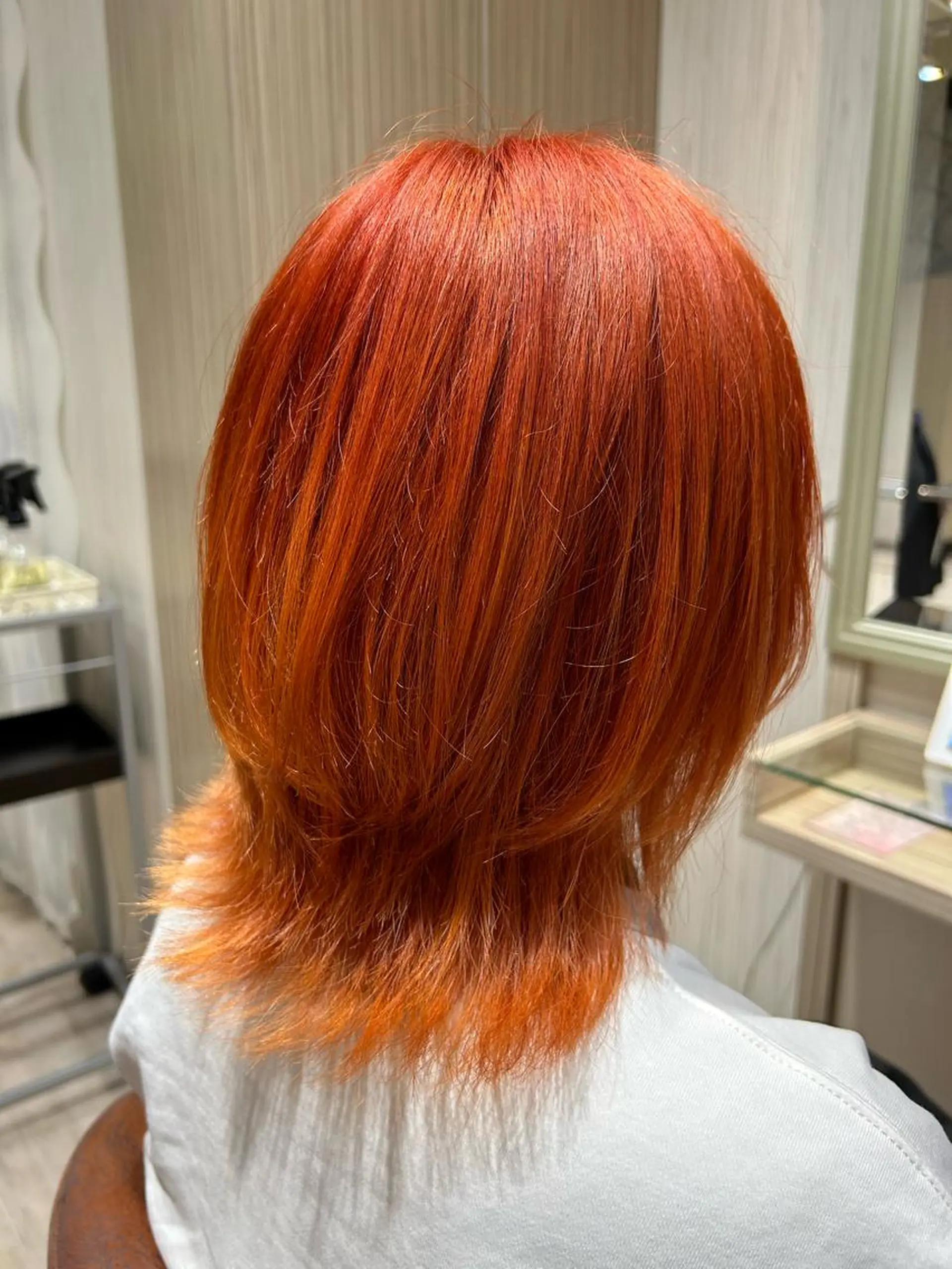 セミロング ヘアカラー トリートメント 一戸 拓斗のヘアスタイル