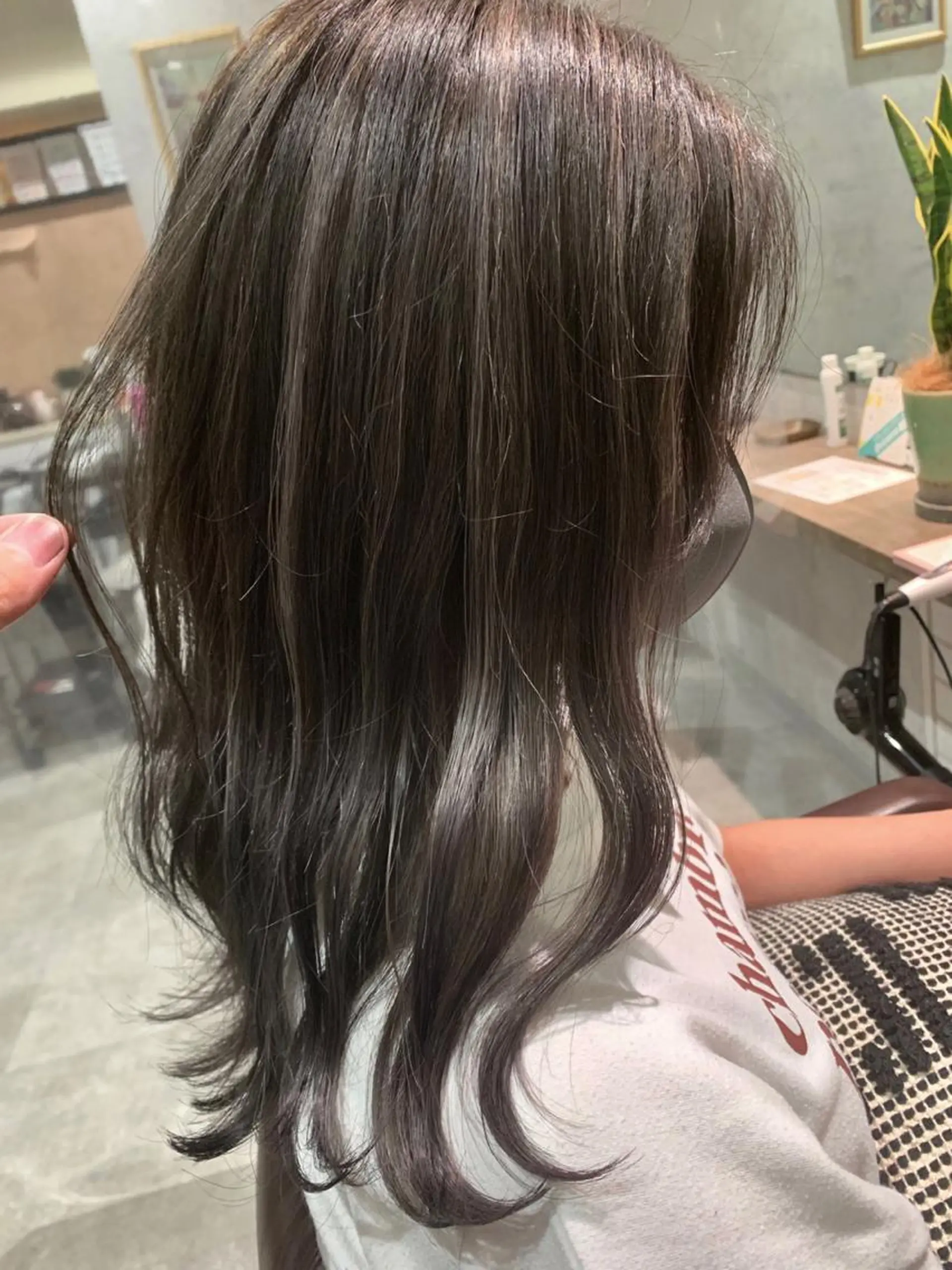 ロング カラー ヘアカラー 髪質改善will hairdesignのヘアスタイル