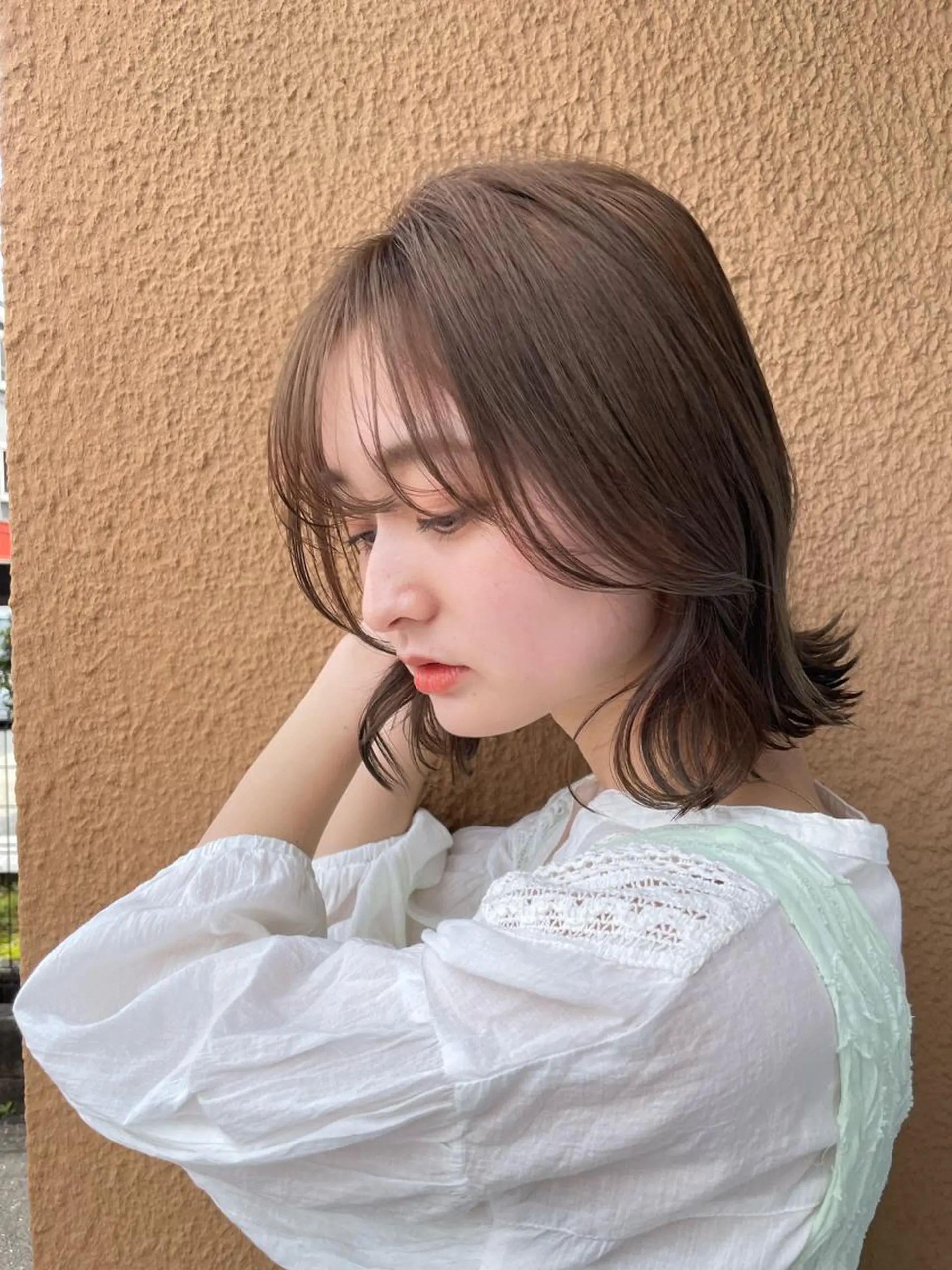 セミロング カラー カット ヘアカラー トリートメント grace by happiness所属・艶髪/巻ける縮毛矯正 /髪質改善naoのヘアスタイル