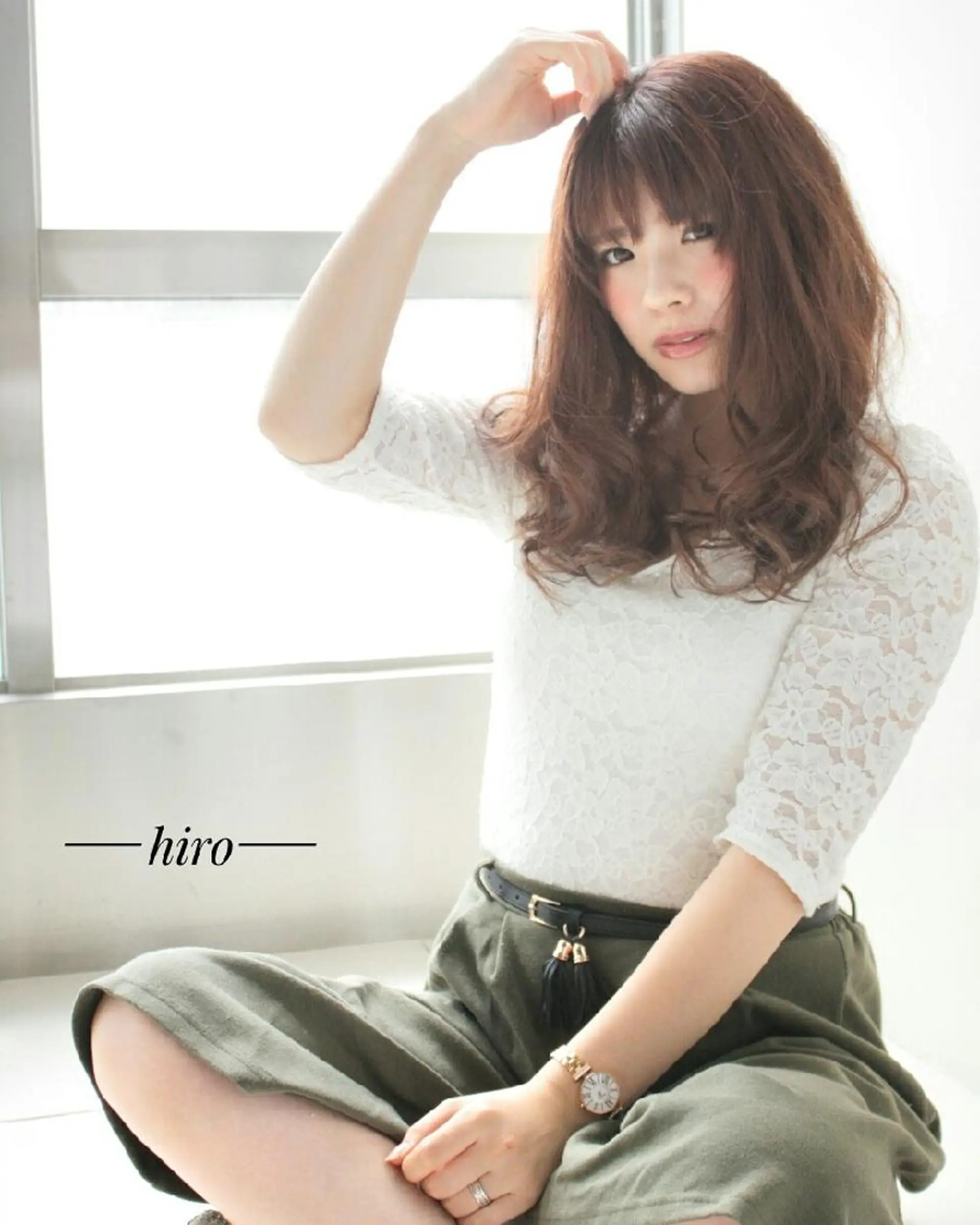 ロング セミロング ミディアム カラー Roid 代表✨HIROのヘアスタイル