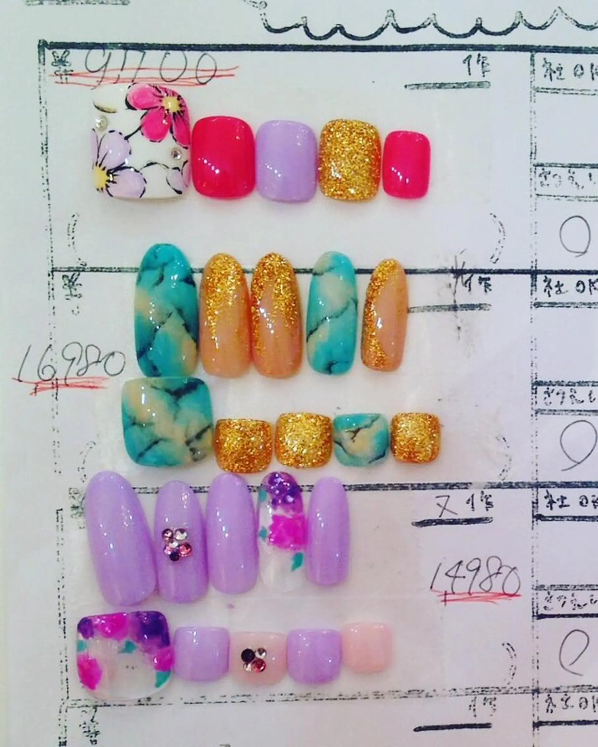 セミロング カラー ヘアアレンジ メンズ キッズ ネイル マツエク・マツパ NAILSGOGO shibuyaのネイルデザイン