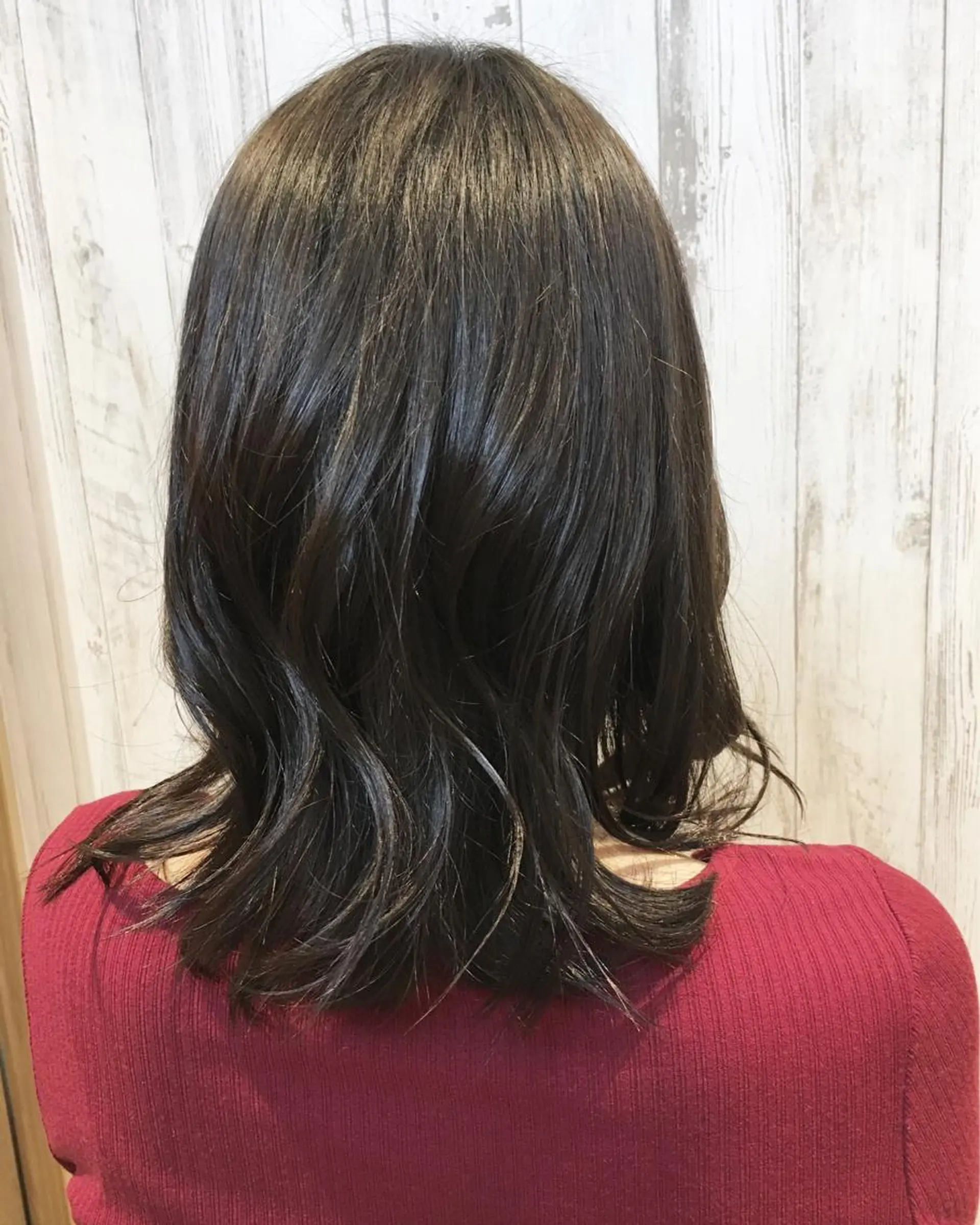 ミディアム カラー アッシュ アッシュグレー アッシュグレージュ グレージュ イルミナカラー カット ヘアカラー トリートメント 松田 和樹のヘアスタイル