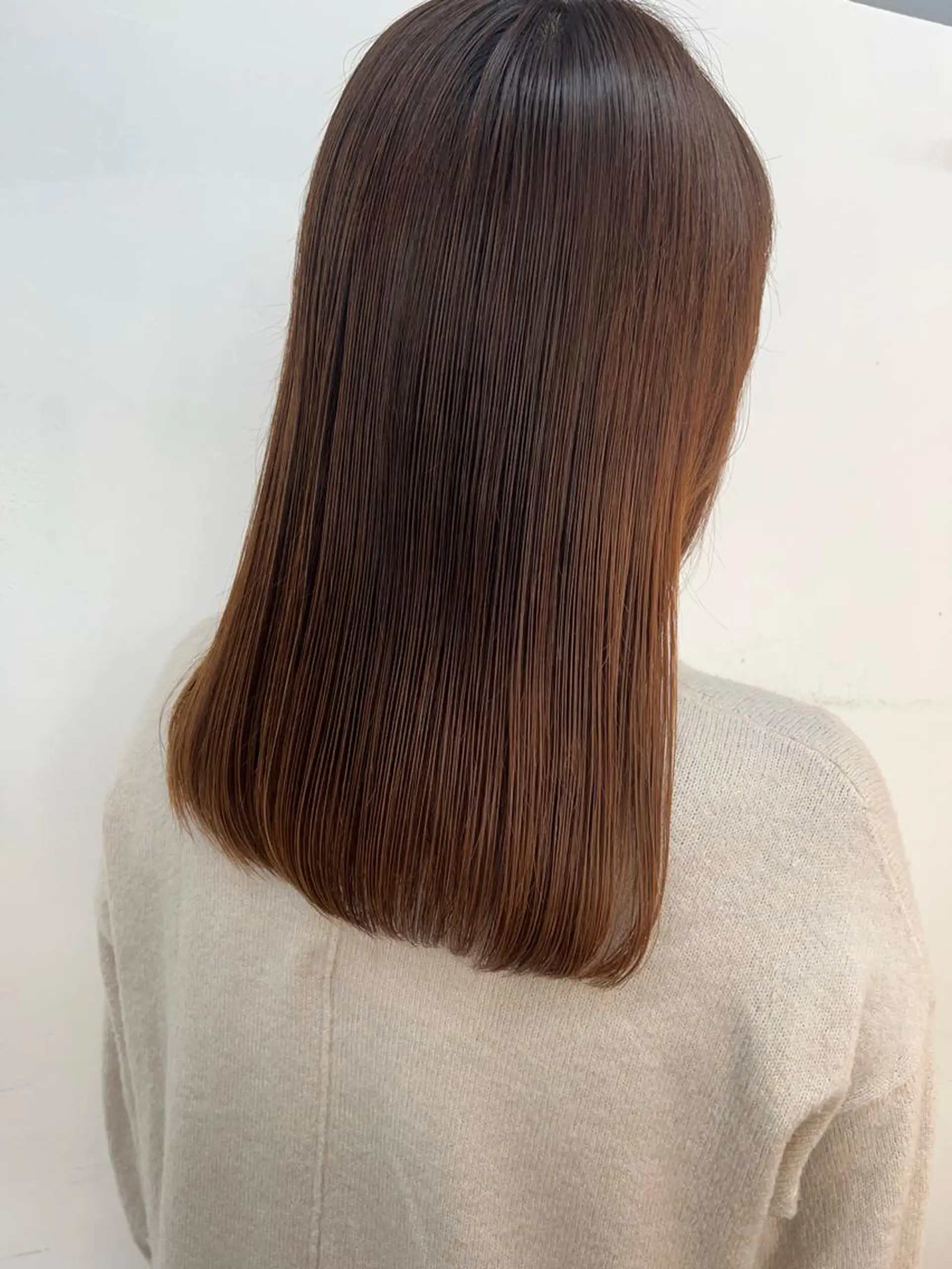 セミロング カノエ下関熊野店 /スタッフモデルのヘアスタイル