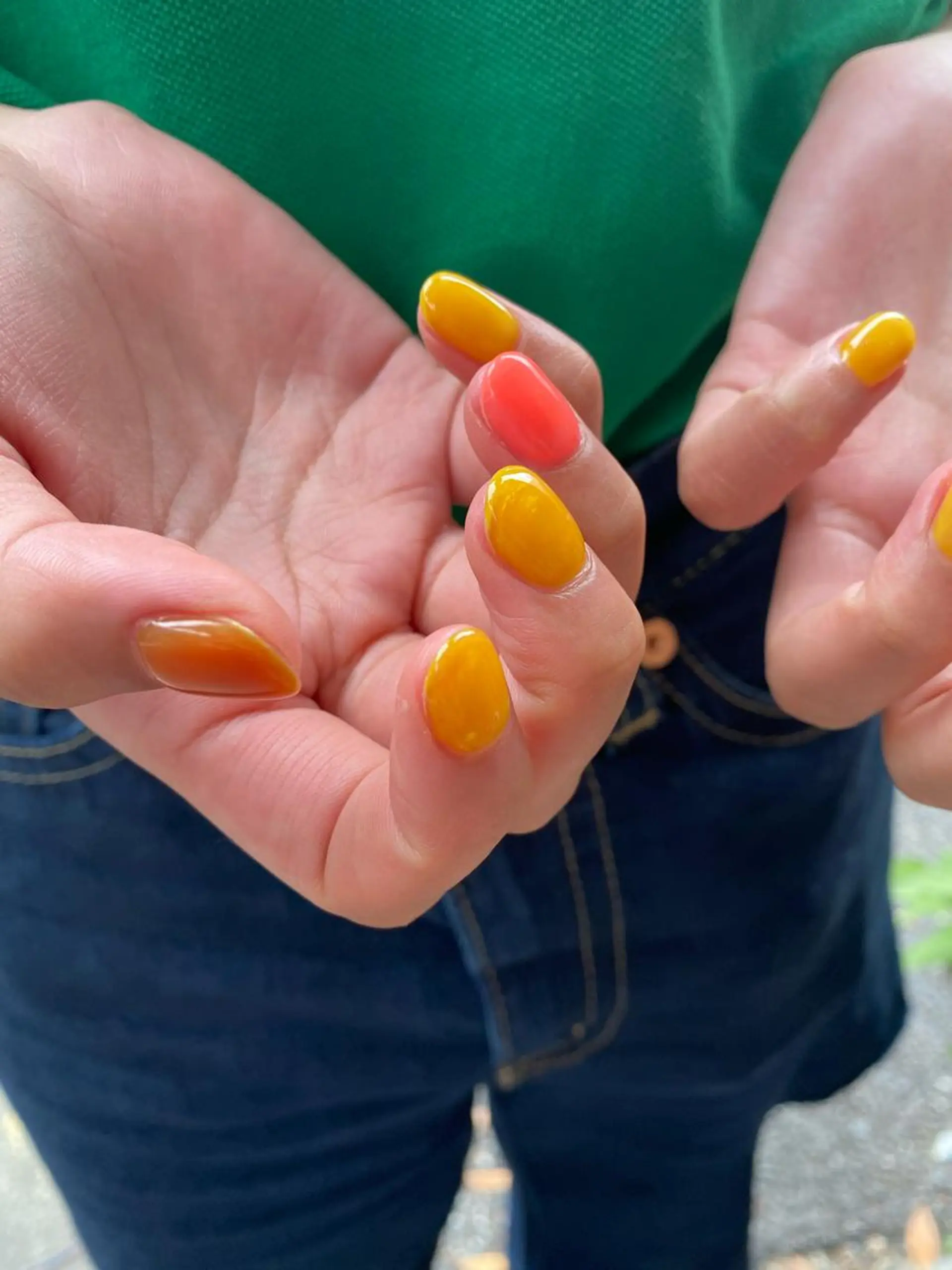 ネイル ワンカラーネイル 🌼大西洋子 laughl🌼のネイルデザイン