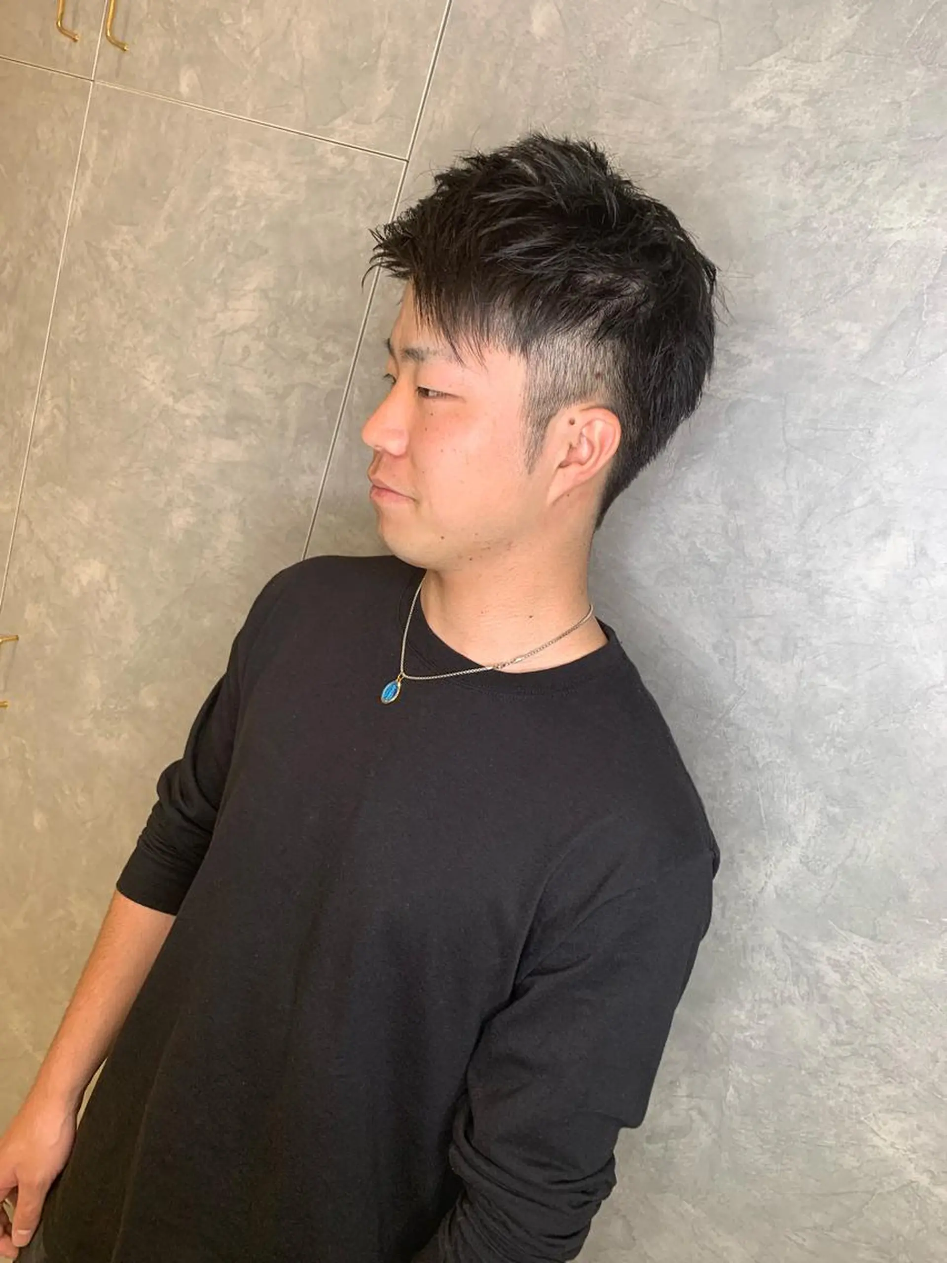 メンズ 吹田 駿 髪質改善縮毛矯正のヘアスタイル