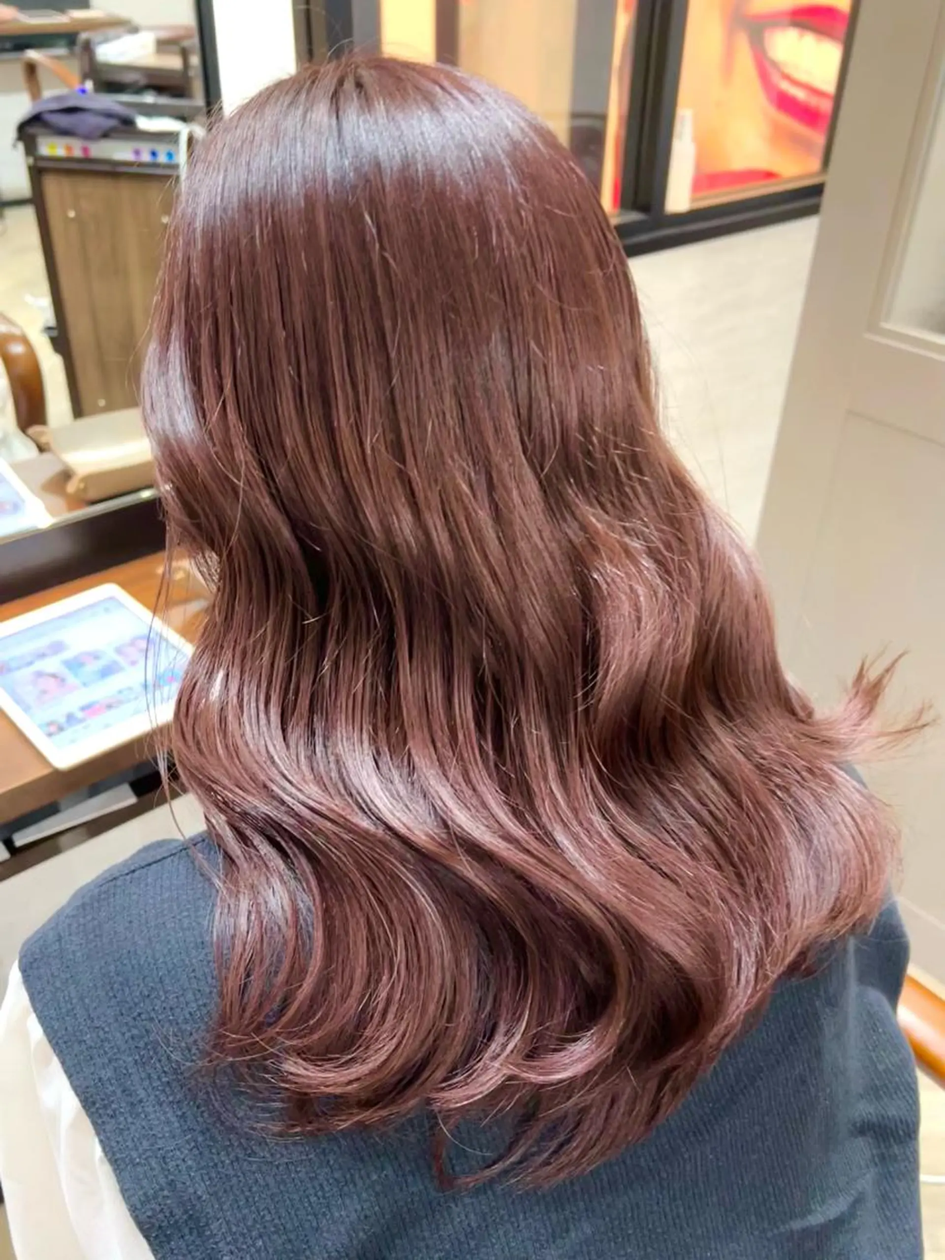 セミロング カラー ヘアアレンジ ブリーチ ブラウンカラー ブリーチなしカラー ピンクカラー ピンクブラウン 顔まわり職人🇰🇷 韓国ヘア/KAITOのヘアスタイル