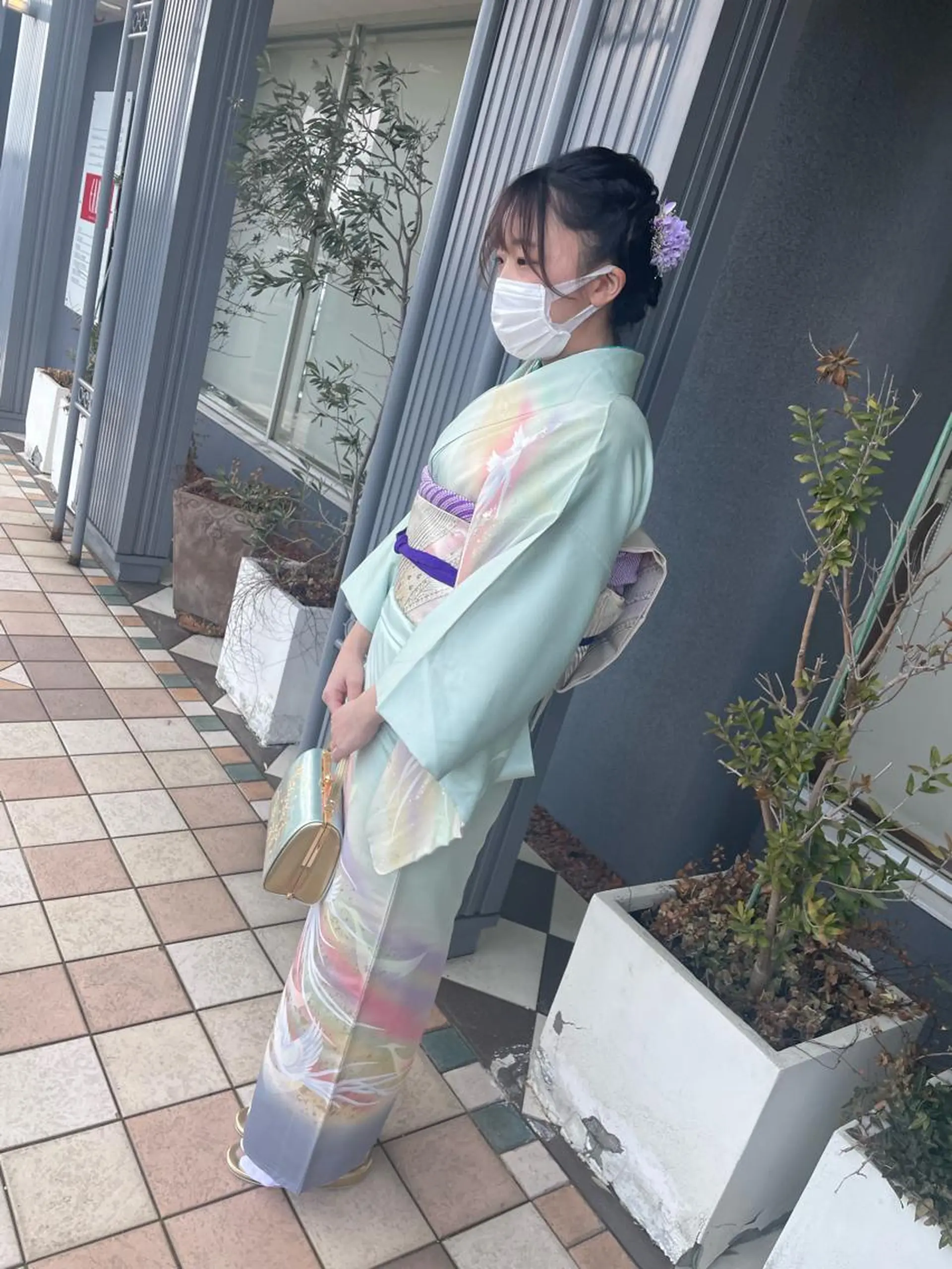 ヘアアレンジ 入学式 卒業式のヘアスタイル 着付け 佐々木 麻純のヘアスタイル