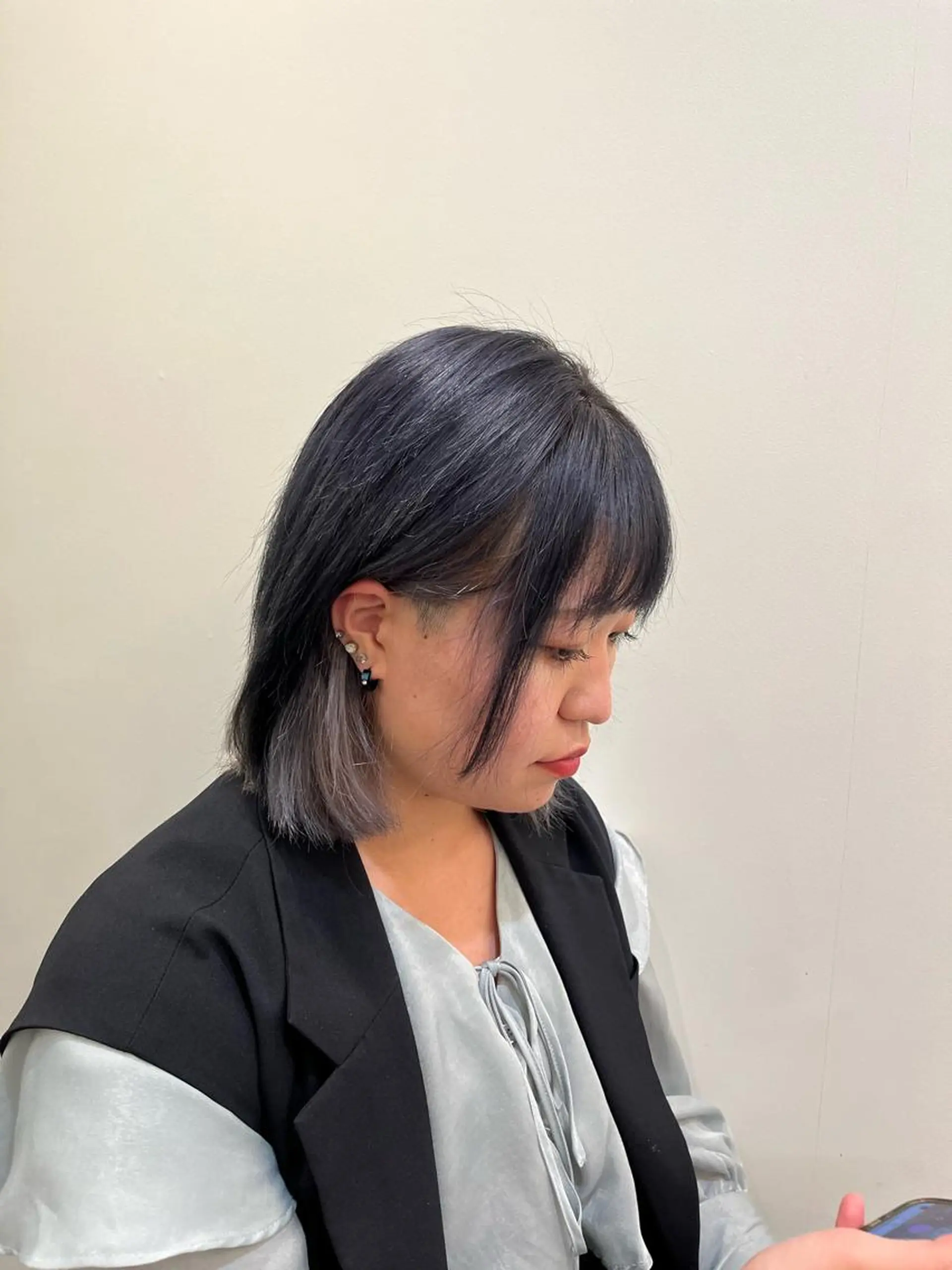 カラー 畠野Hatano /メンズ/ボブのヘアスタイル