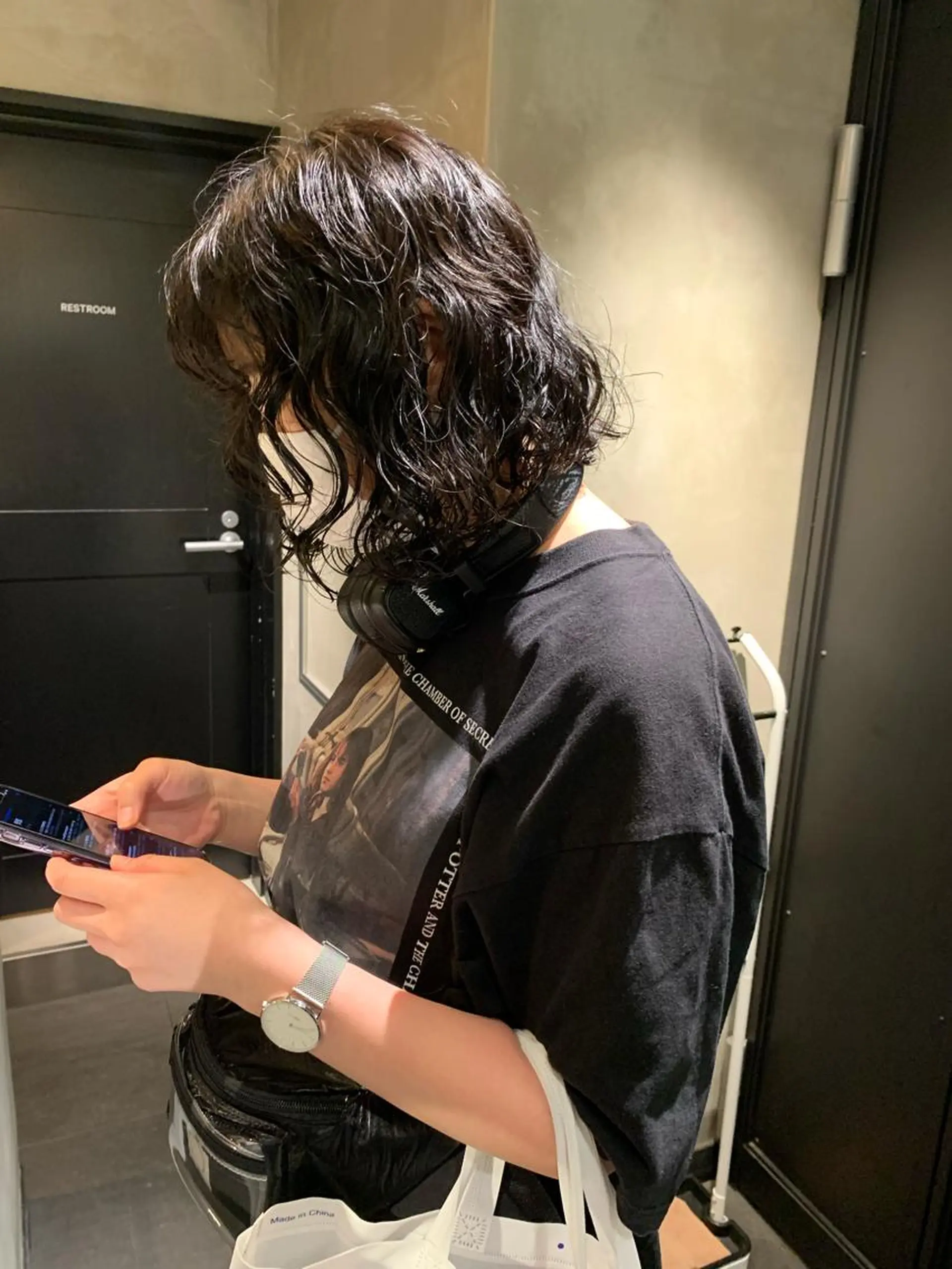 ミディアム パーマ カット パーマ トリートメント アンニュイヘア🪽 ayumiのヘアスタイル