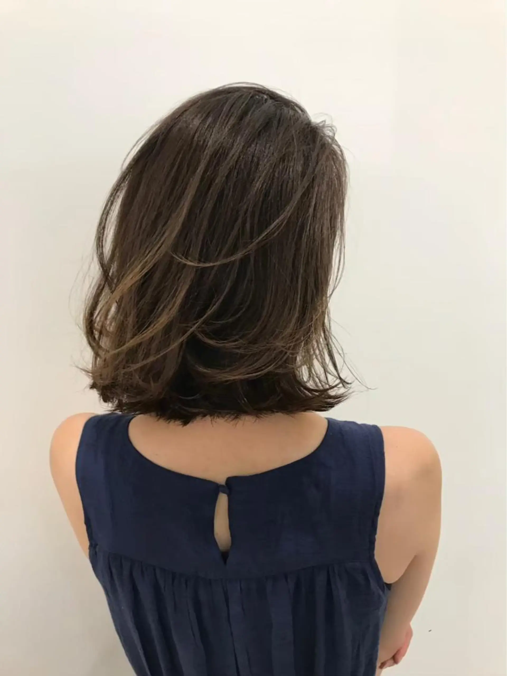 セミロング カラー ヘアアレンジ 指名支持率NO.1 スタイリストのヘアスタイル