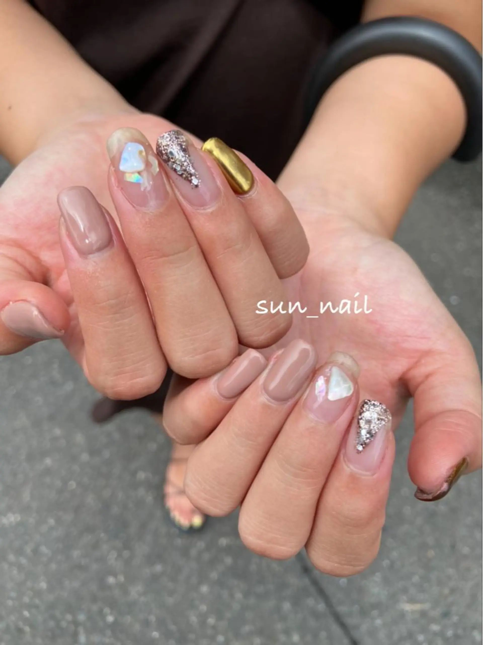 ネイル アートネイル クリアネイル ミラーネイル ニュアンスネイル . unffのネイルデザイン