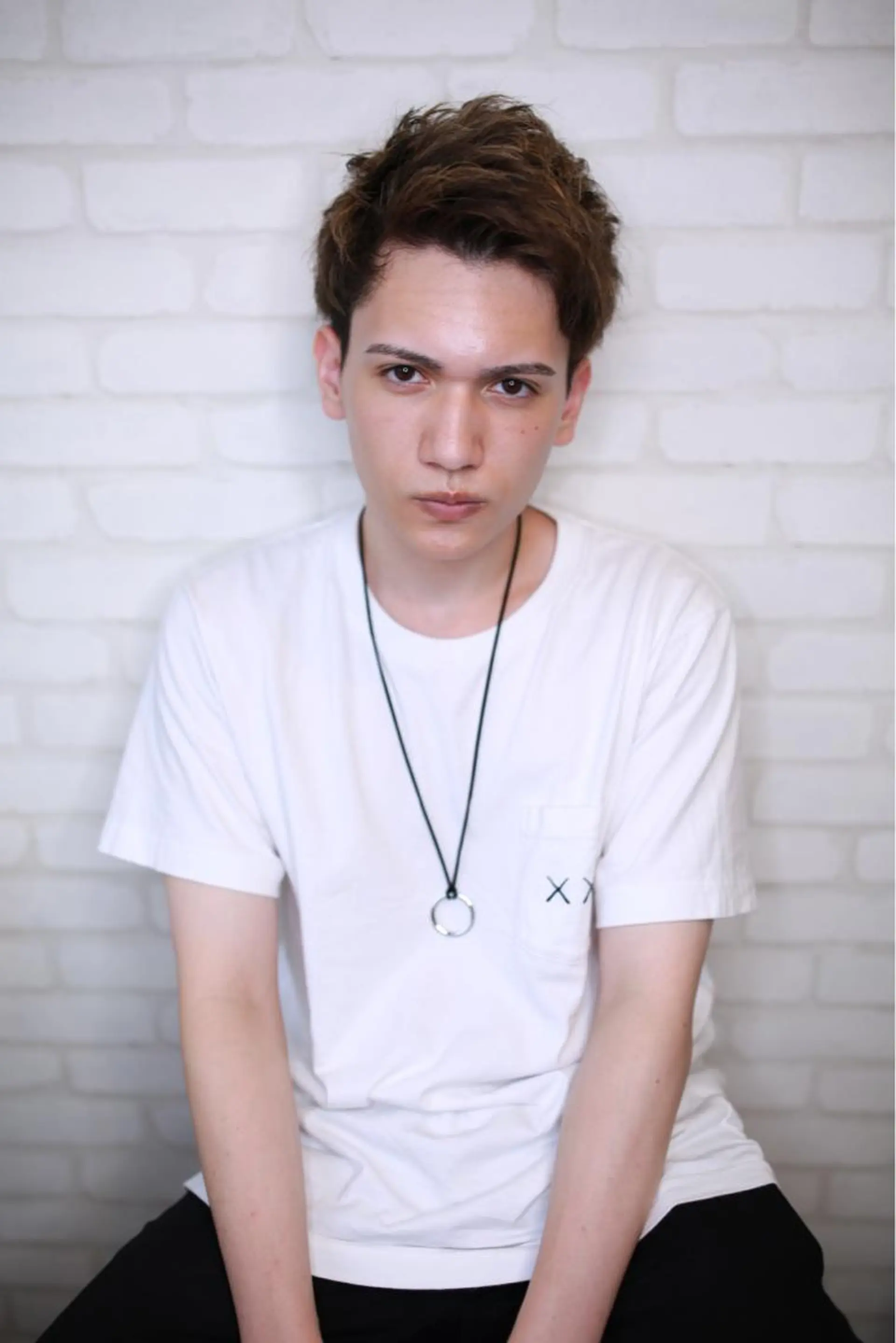 ショート カラー パーマ ヘアアレンジ メンズ キッズ ネイル マツエク・マツパ カット ヘアカラー トリートメント ヘッドスパ premier modelsのヘアスタイル