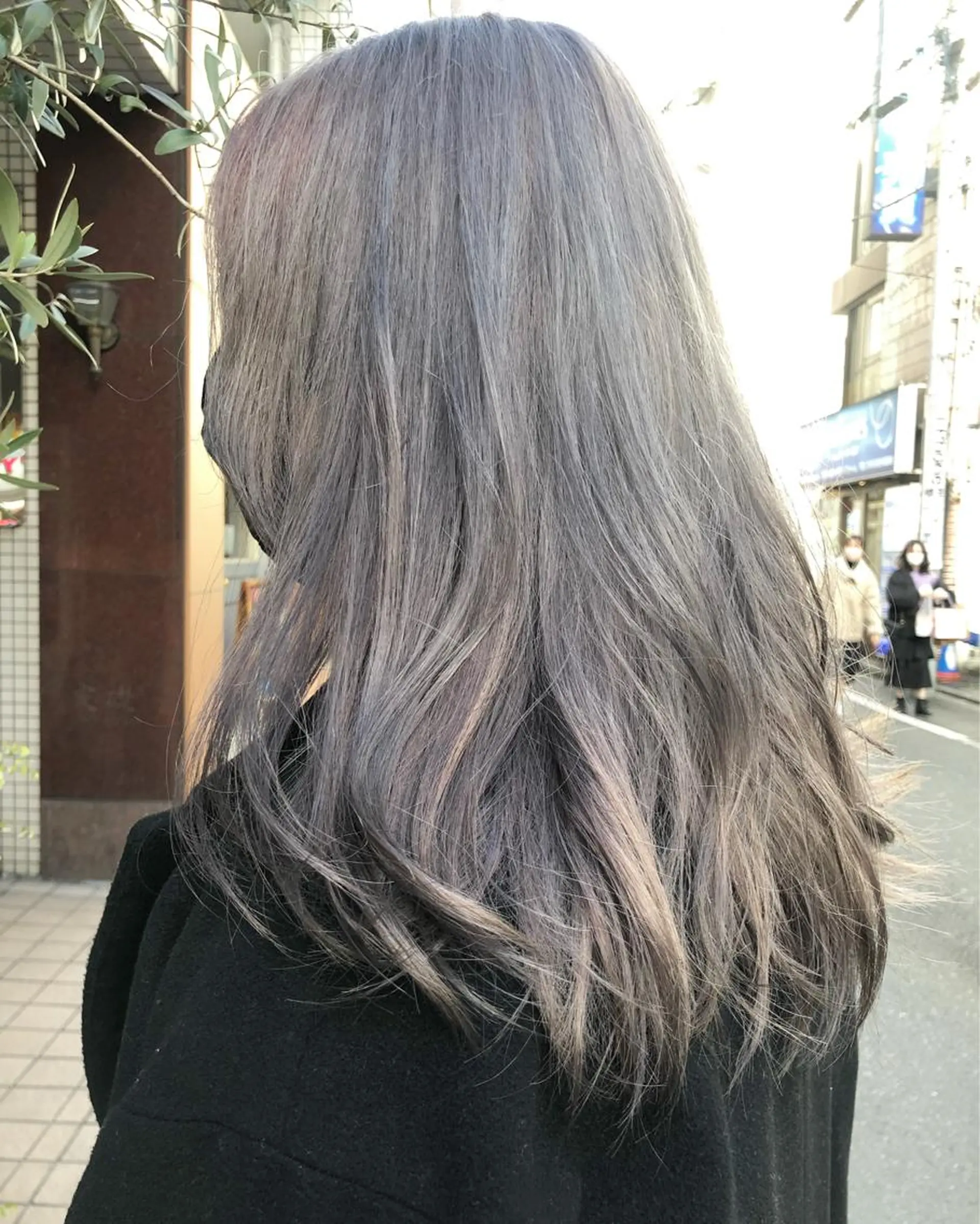ロング カラー ヘアアレンジ ブリーチ カット ヘアカラー トリートメント 🌷ボブ/髪質改善 ストレートのヘアスタイル