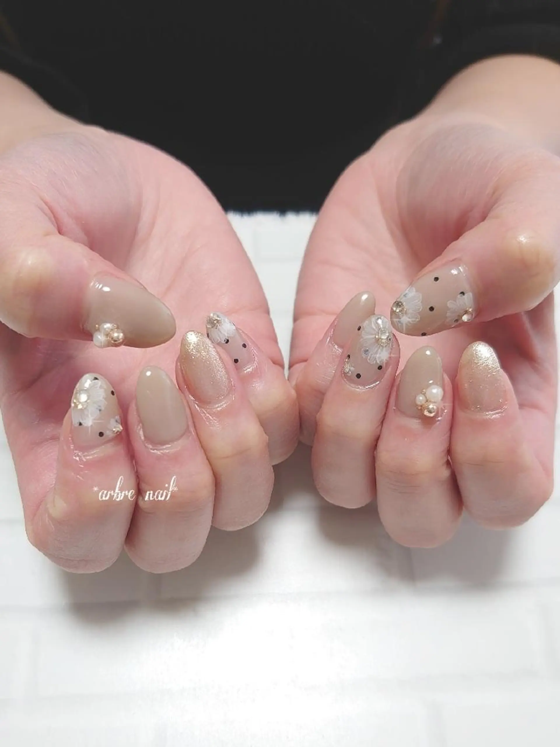 ネイル ＊arbre nail＊.アーブルネイル所属・✯.。 arbre  nail 。✯.のネイルデザイン