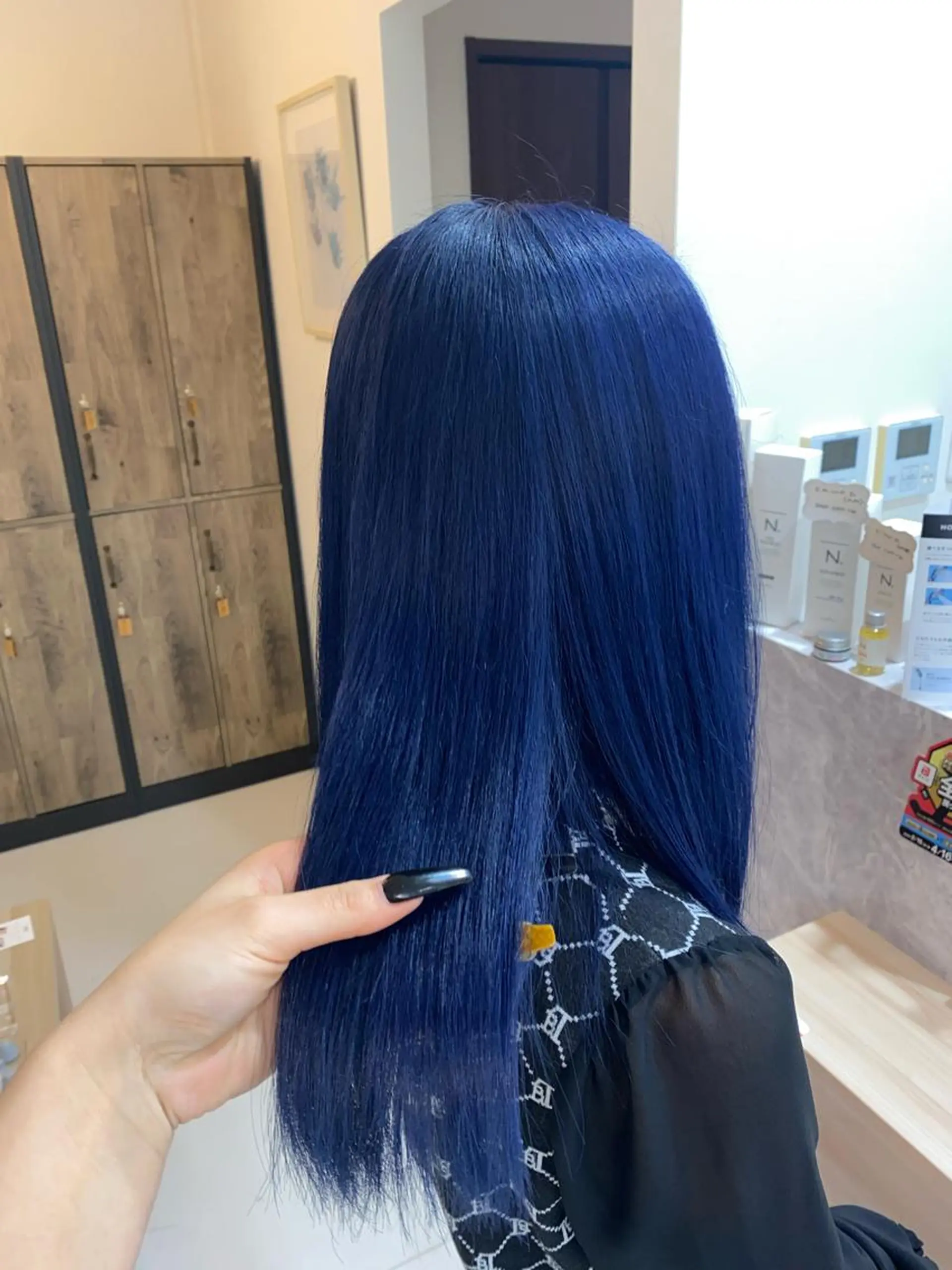ミディアム ヘアカラー 手塚 麗のヘアスタイル