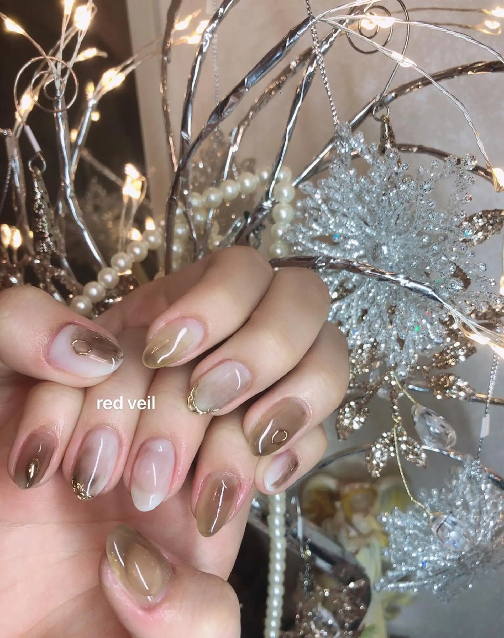 ミディアム ネイル 長さ出し専門 nynaのネイルデザイン