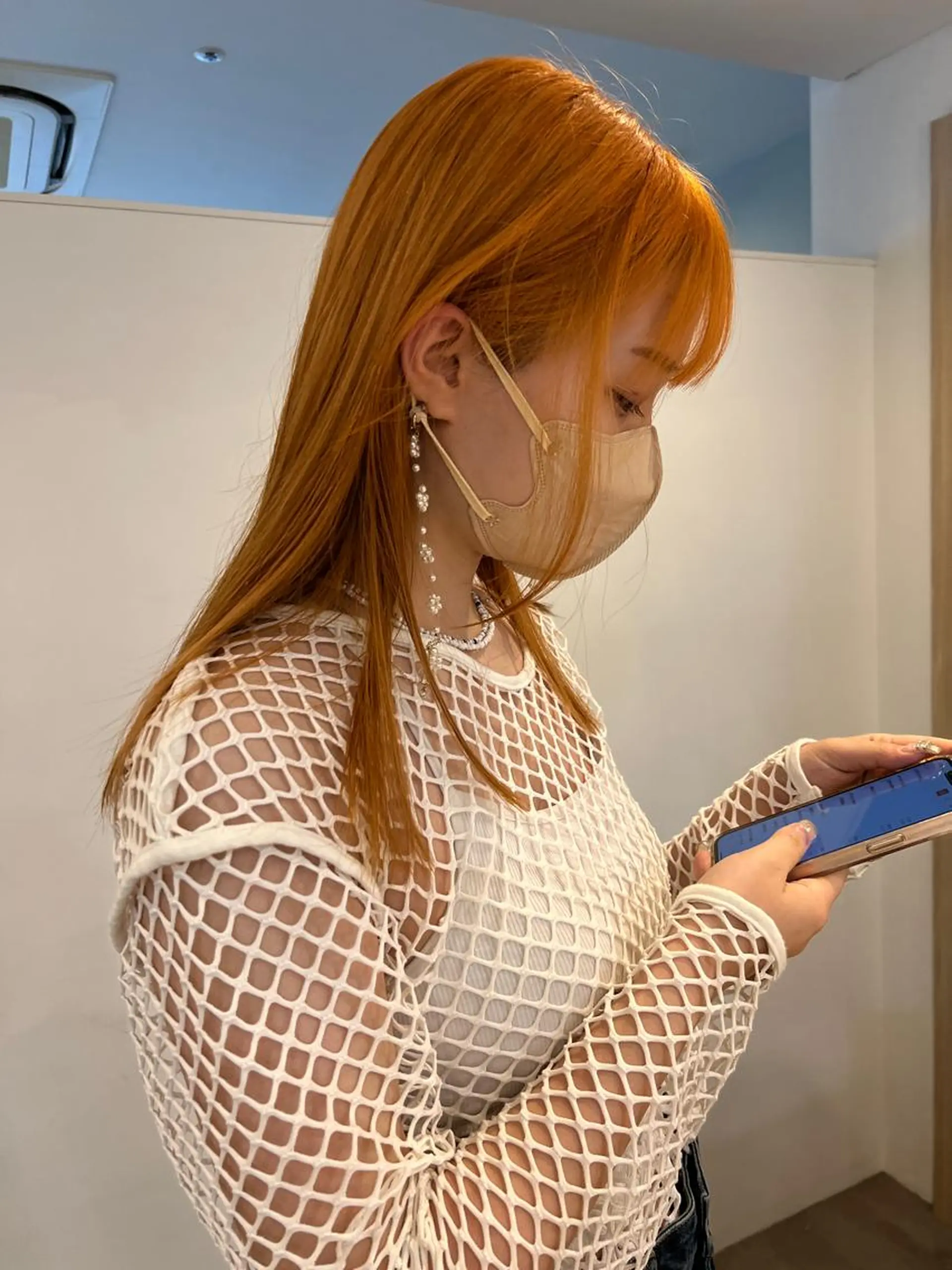 ロング カラー ショート・ボブパーマ 指名No.1かけるのヘアスタイル