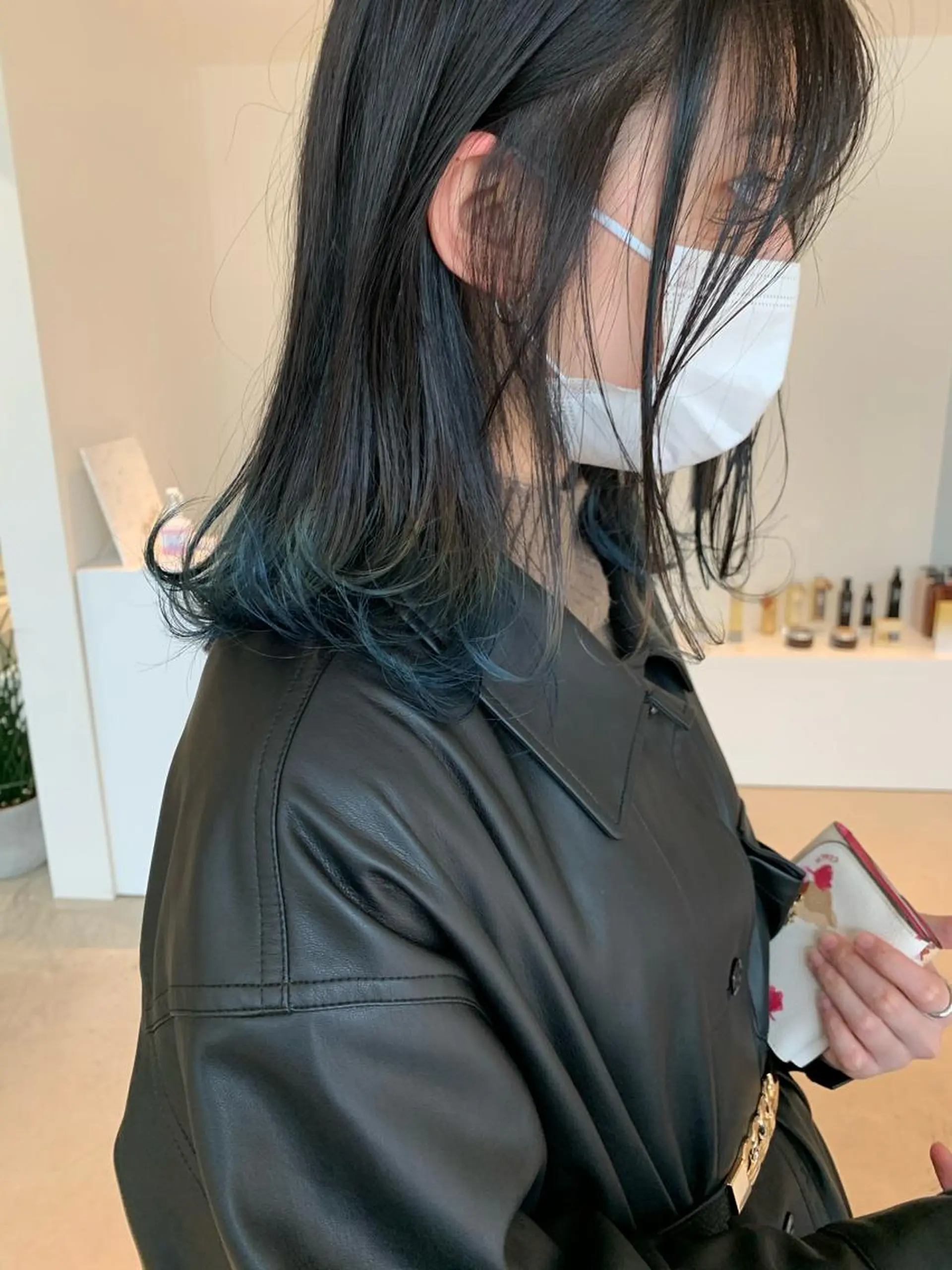 セミロング カラー ANY／SUE 千葉パーマのヘアスタイル