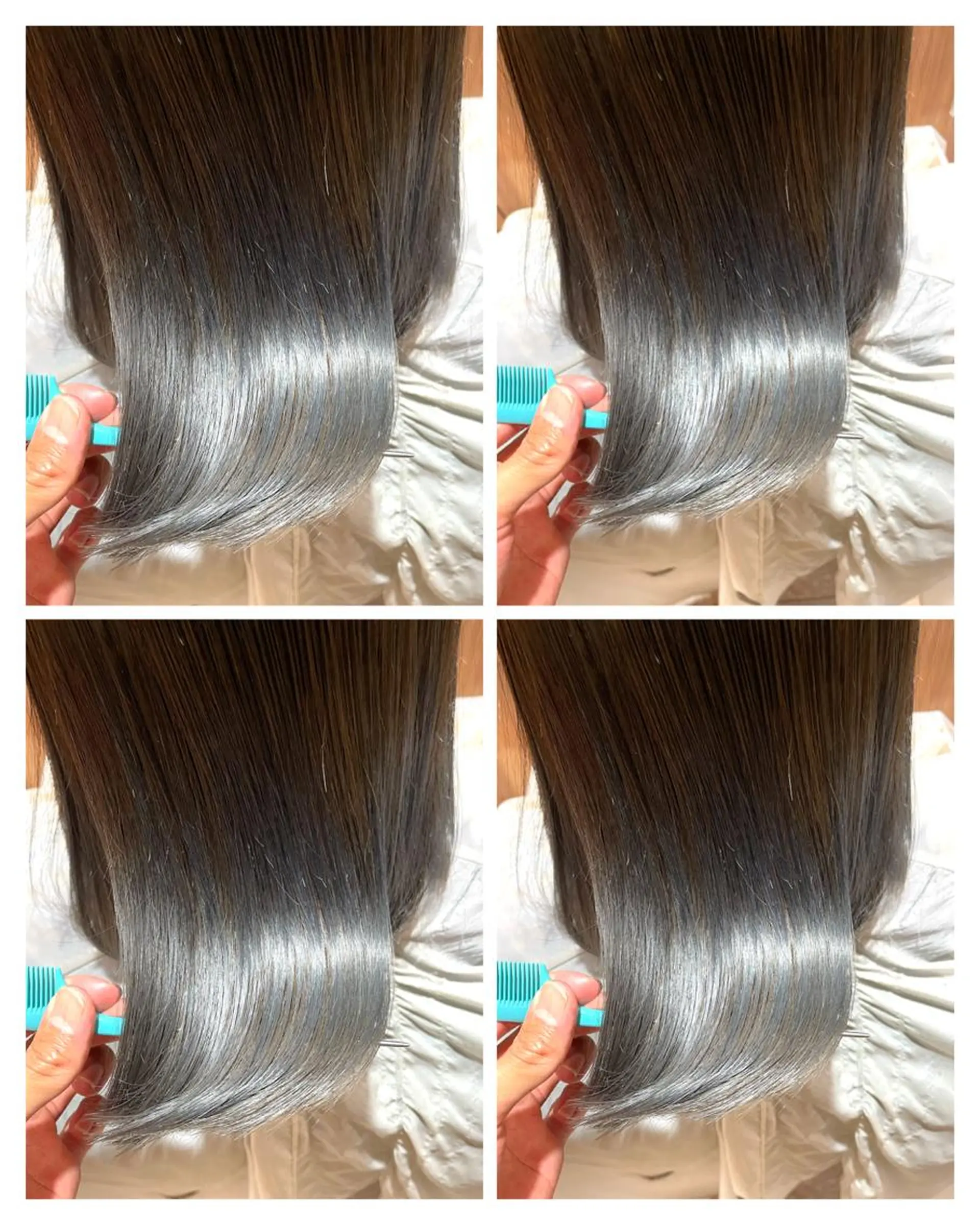 ミディアム カラー 切りっぱなしボブ アディクシーカラー アッシュ アッシュブラック ベージュカラー xepu【エクシープ】所属・💎縮毛矯正・ 美髪💎DAICHIのヘアスタイル