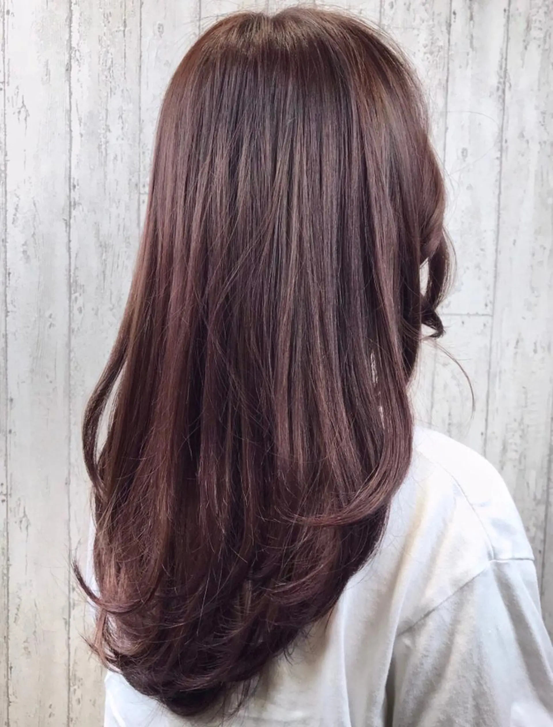 セミロング カラー カット ヘアカラー トリートメント 田中 あかねのヘアスタイル