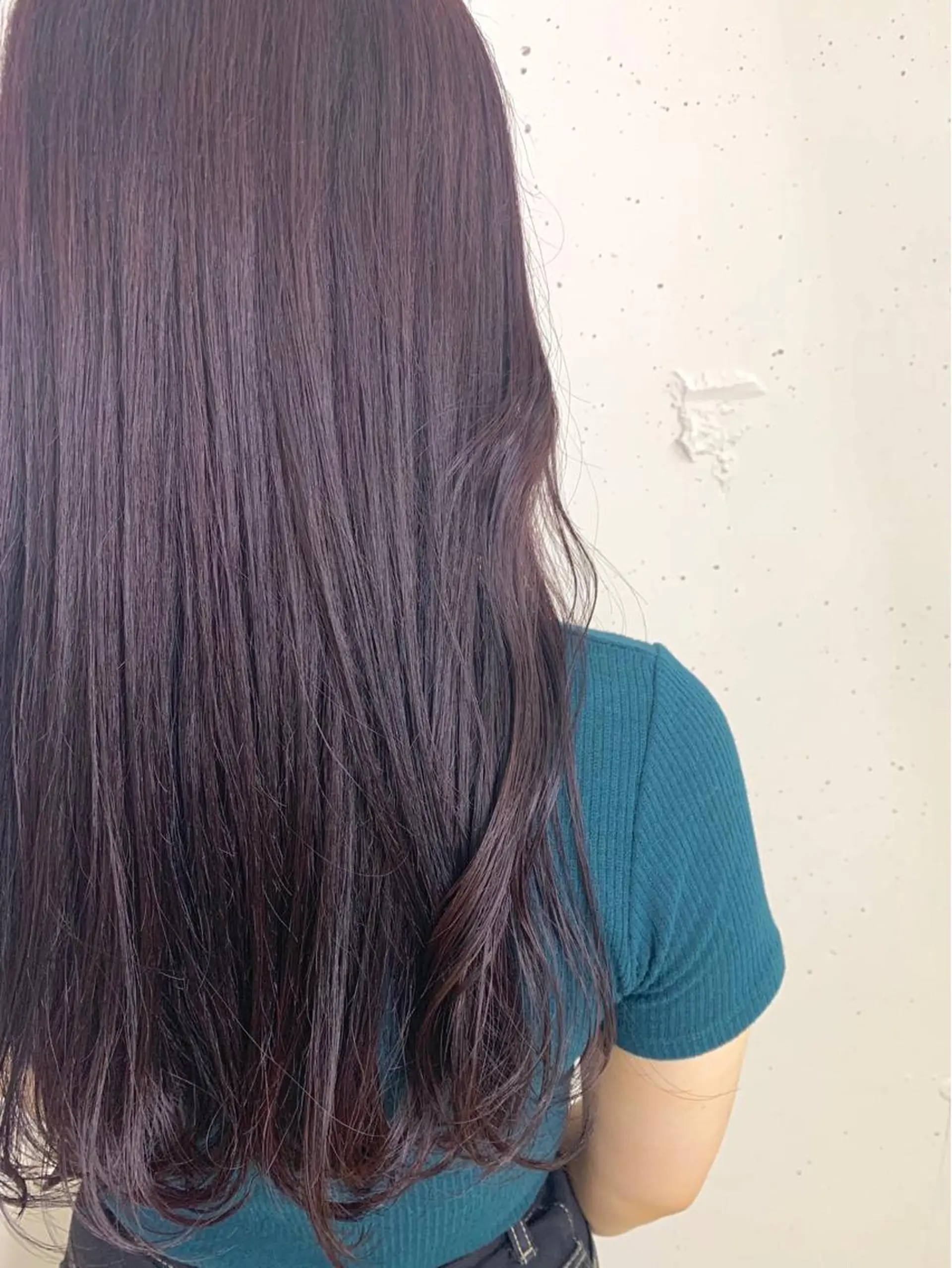 ロング カラー ラベンダーカラー raika .のヘアスタイル