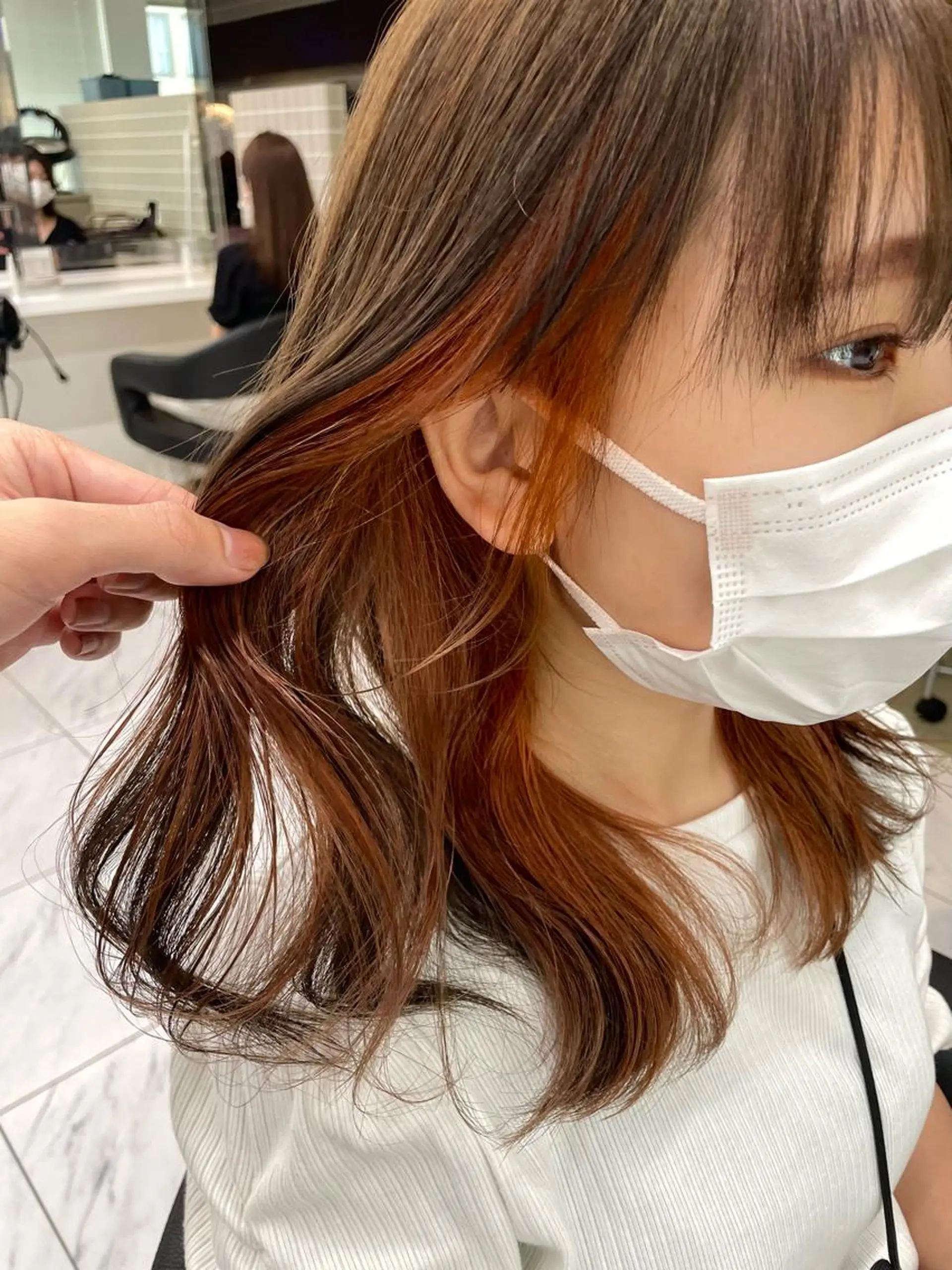 ロング カラー *モデル募集🤍横浜 透明感カラー🫧のヘアスタイル