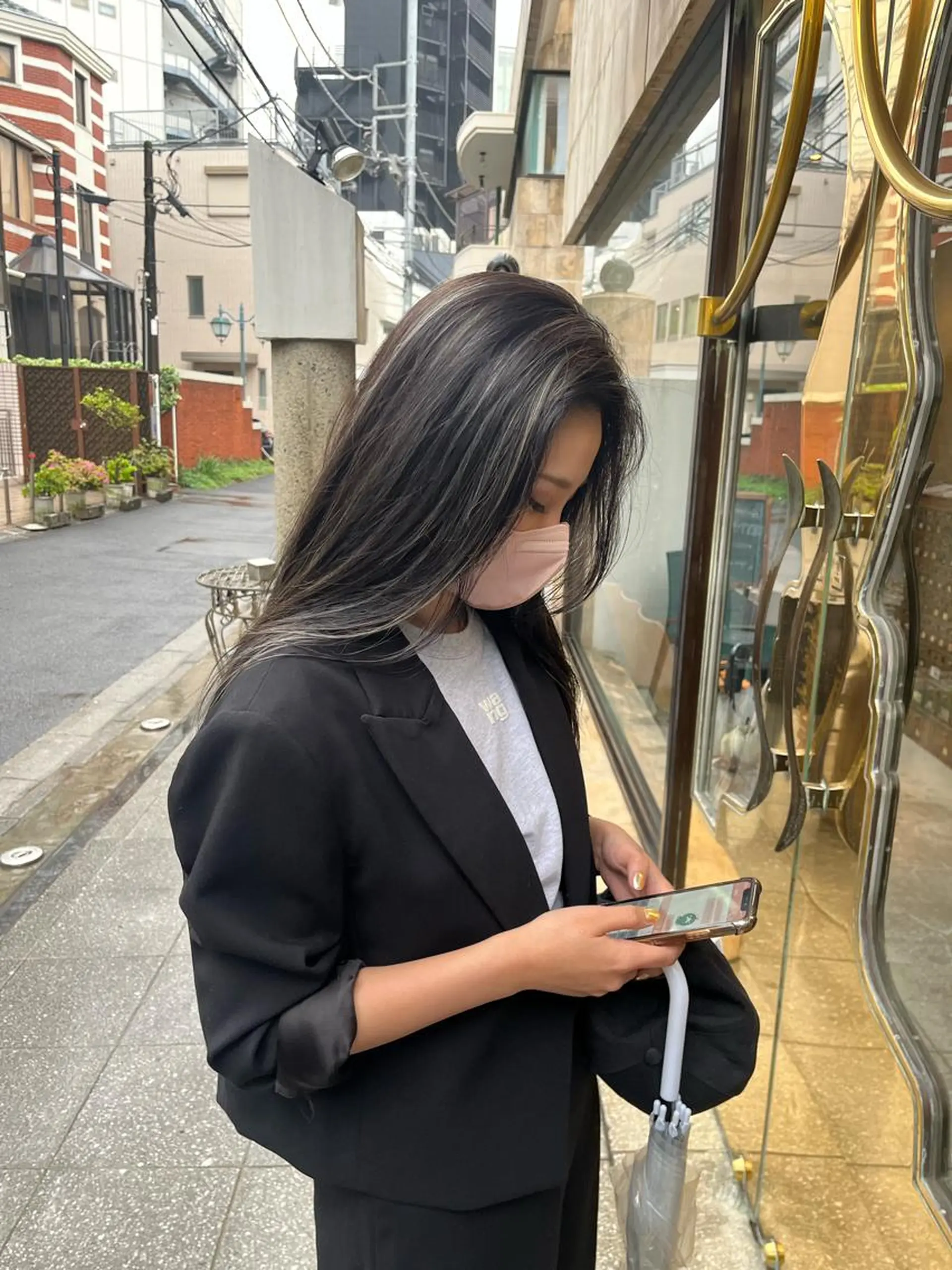 ロング カラー ハイライトカラー ハイライト カット ヘアカラー トリートメント DX所属・✨メンズスタイル✨ Daiのヘアスタイル