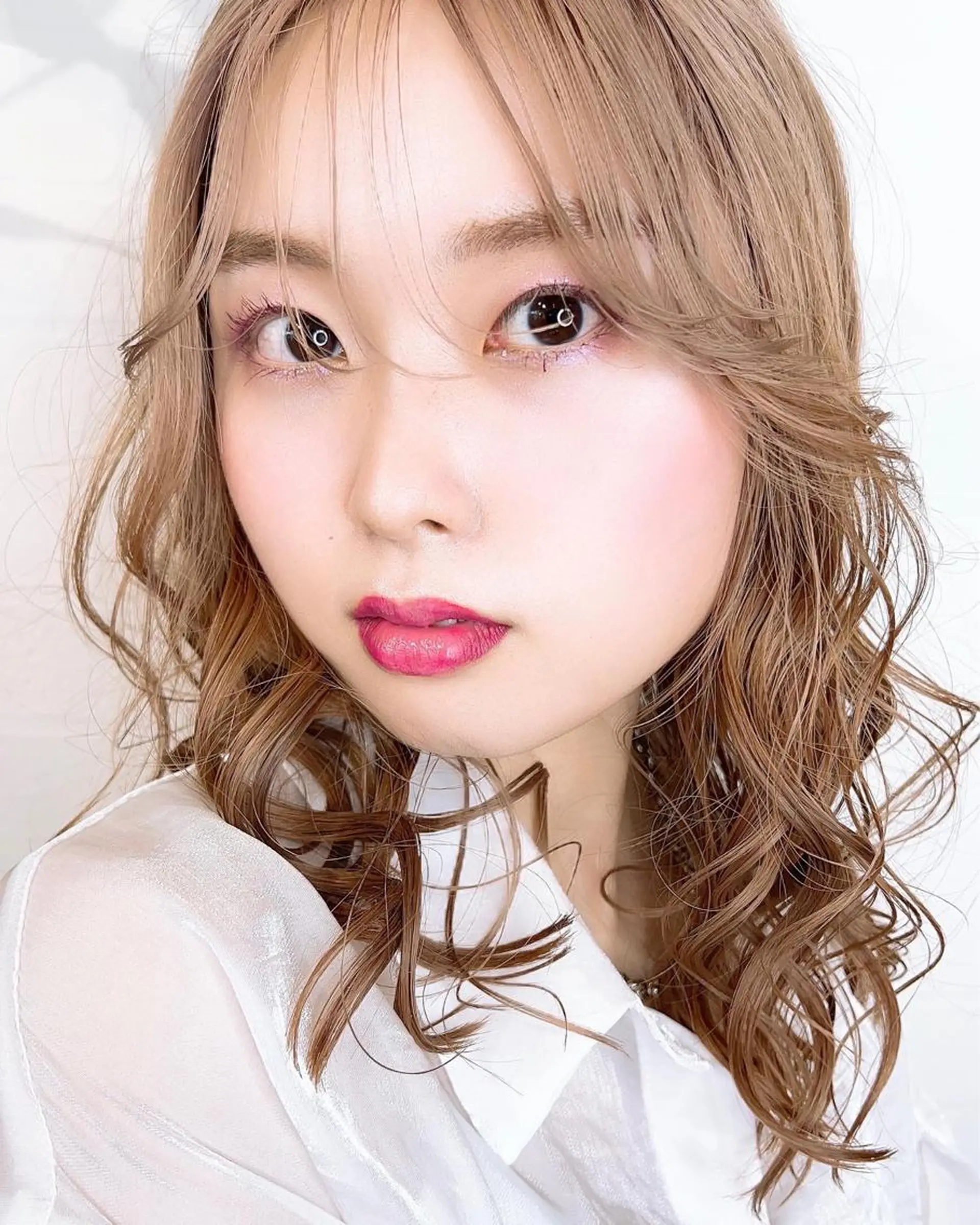 セミロング カラー ヘアアレンジ Re:ta KANZOのヘアスタイル