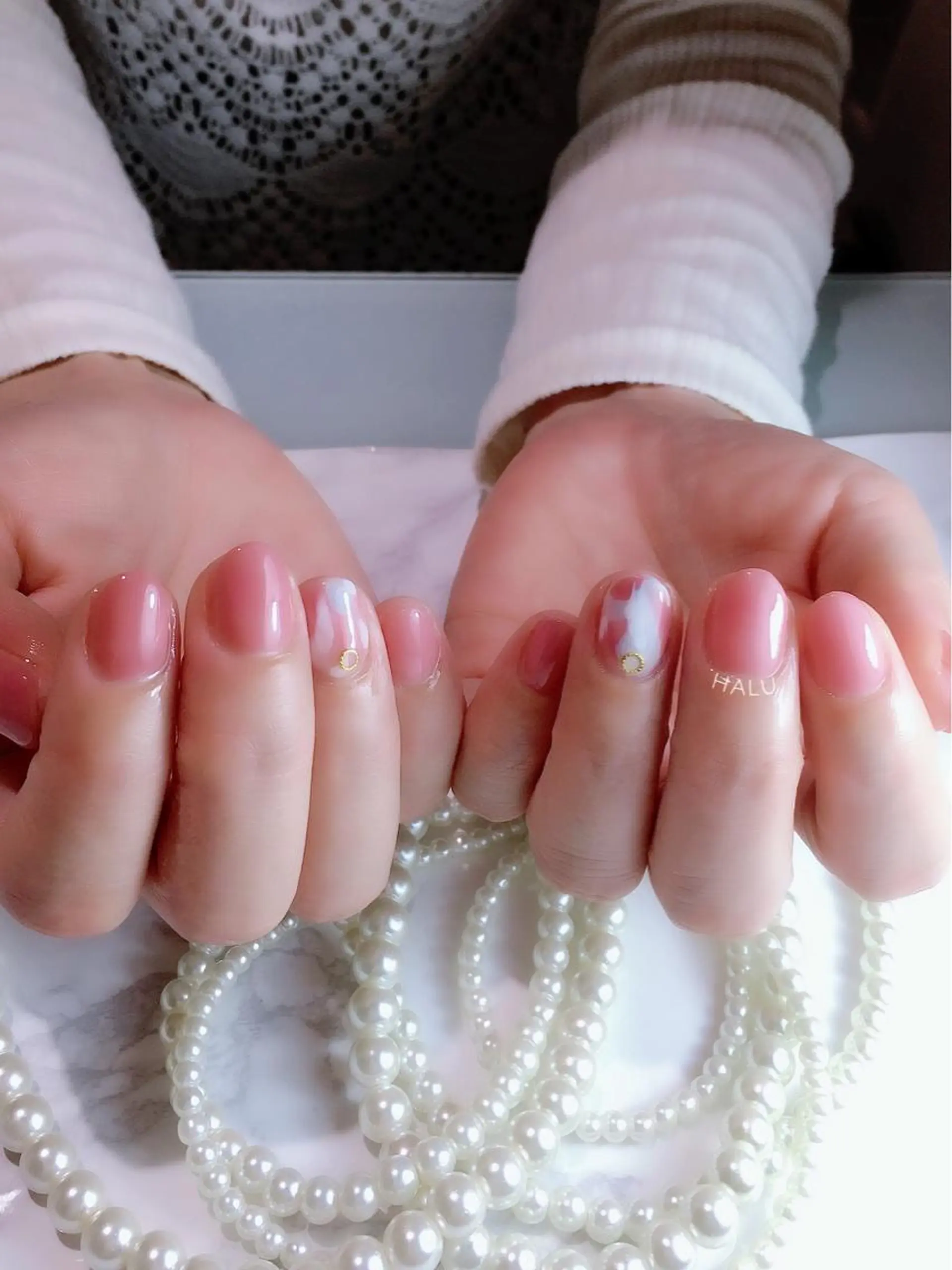 ネイル ニュアンスネイル HALU ハルのネイルデザイン