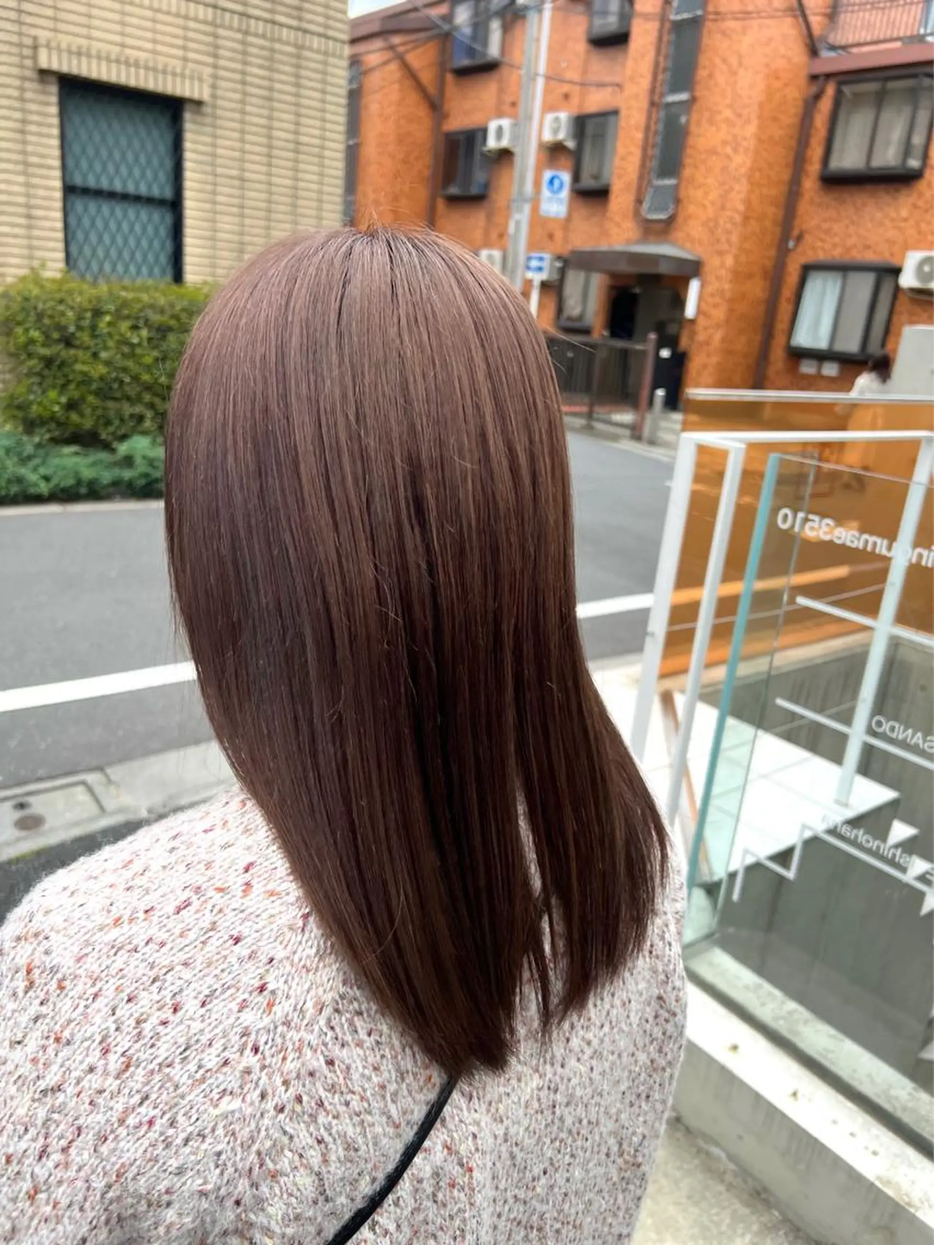 ミディアム カラー ✨髪質改善 縮毛矯正 艶髪 立川 コウキ✨のヘアスタイル