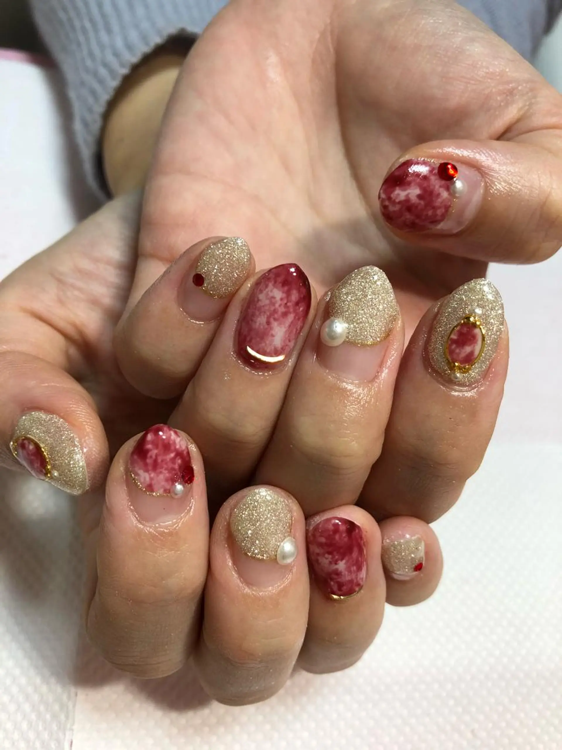 ネイル ハンドネイル 桜田 麻菜のネイルデザイン