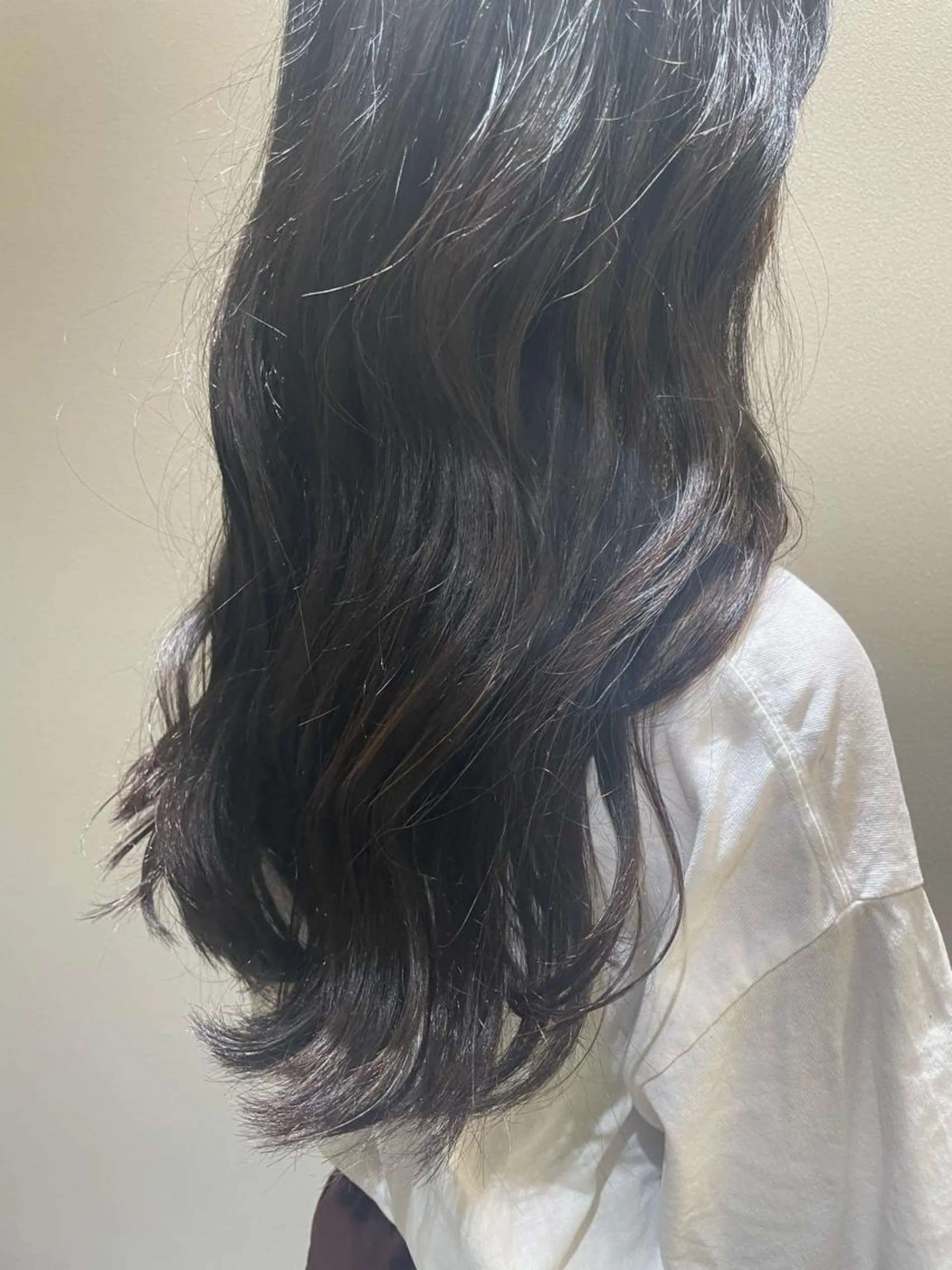 ロング カラー ベージュカラー オリーブベージュ 骨格診断/似合わせ カットあさみななこのヘアスタイル