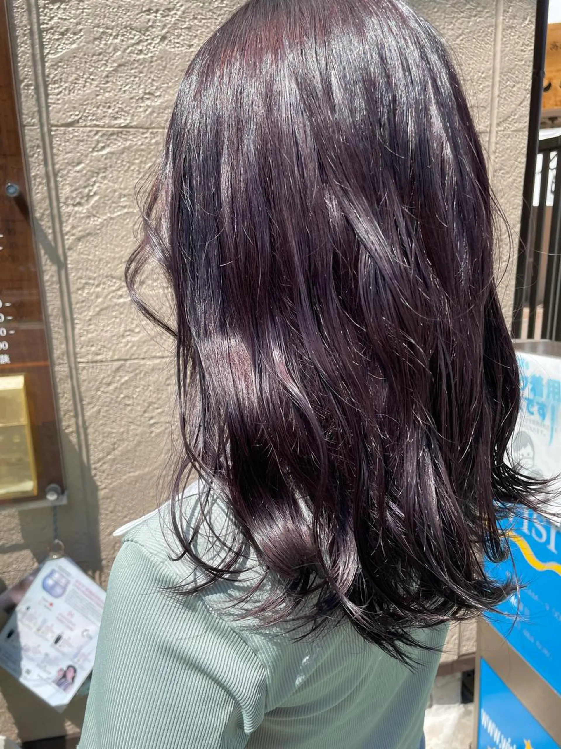 ロング カラー パーマ 美髪矯正/ハイトーン 🪸🩰ヒナコのヘアスタイル