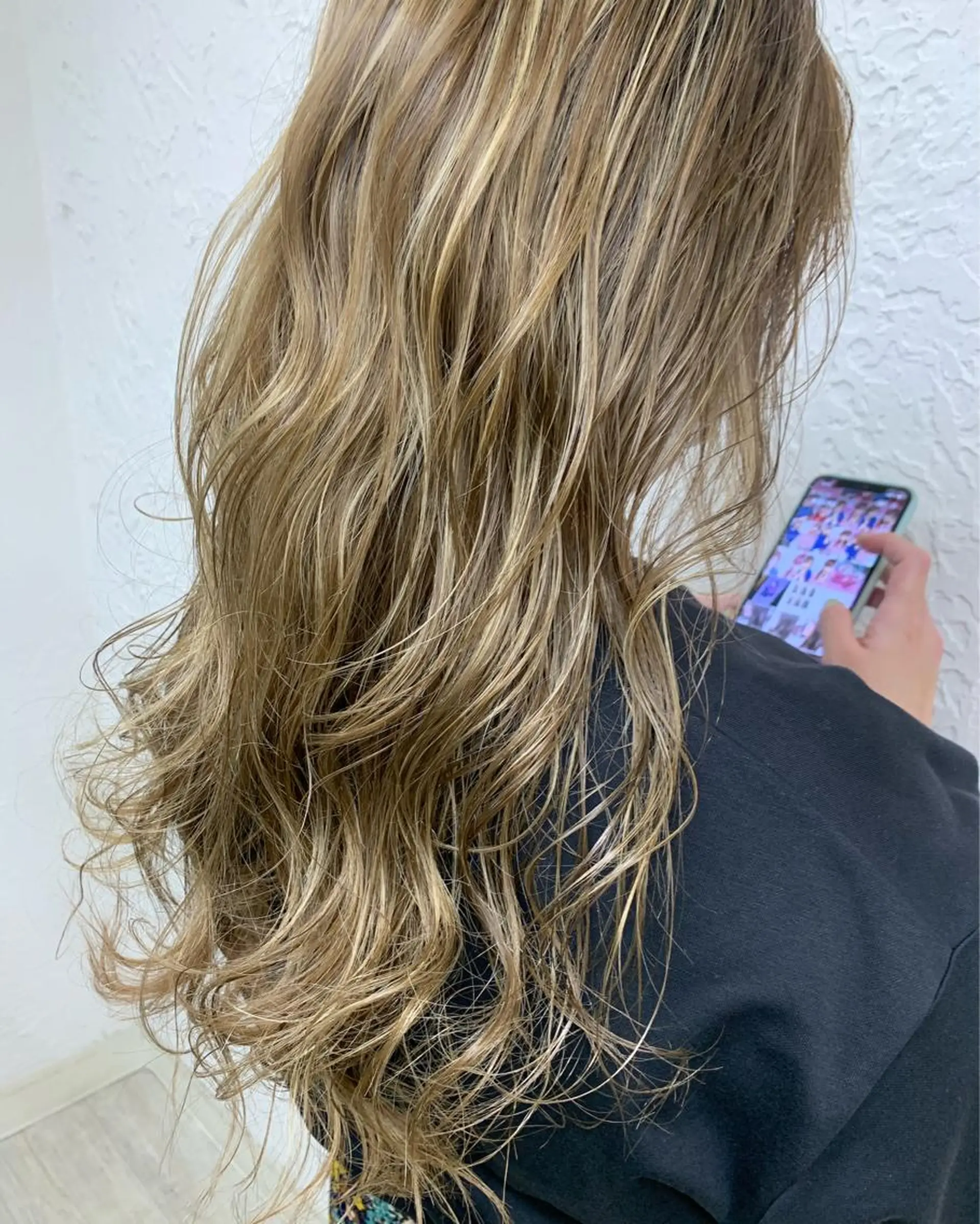 ロング ハイライト 🧨ブリーチー×ボブ レイヤー💎じゅえるのヘアスタイル