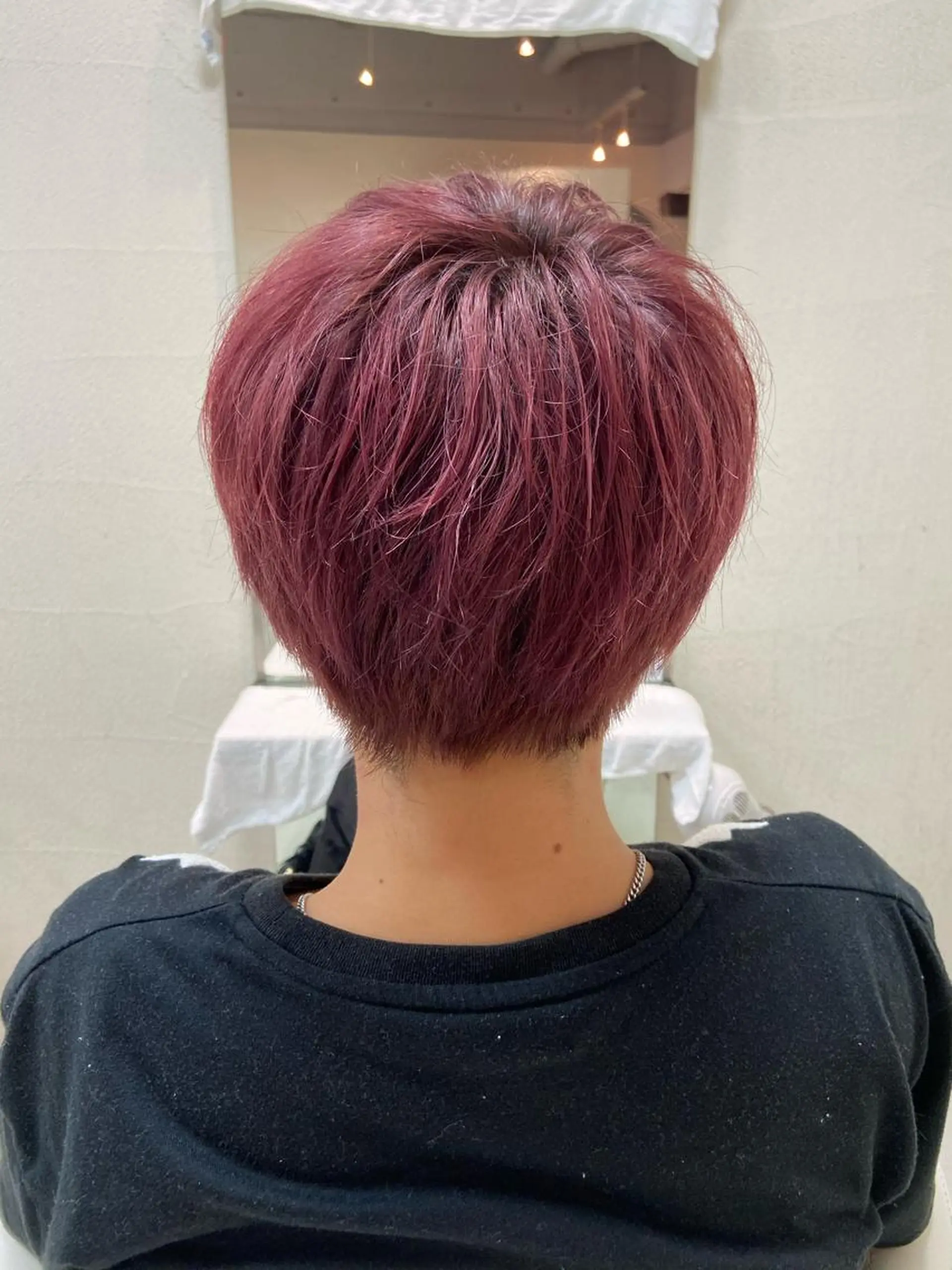 カラー メンズ メンズブリーチ ブリーチ レッドカラー ヘアカラー トリートメント 菊地 美憂のヘアスタイル