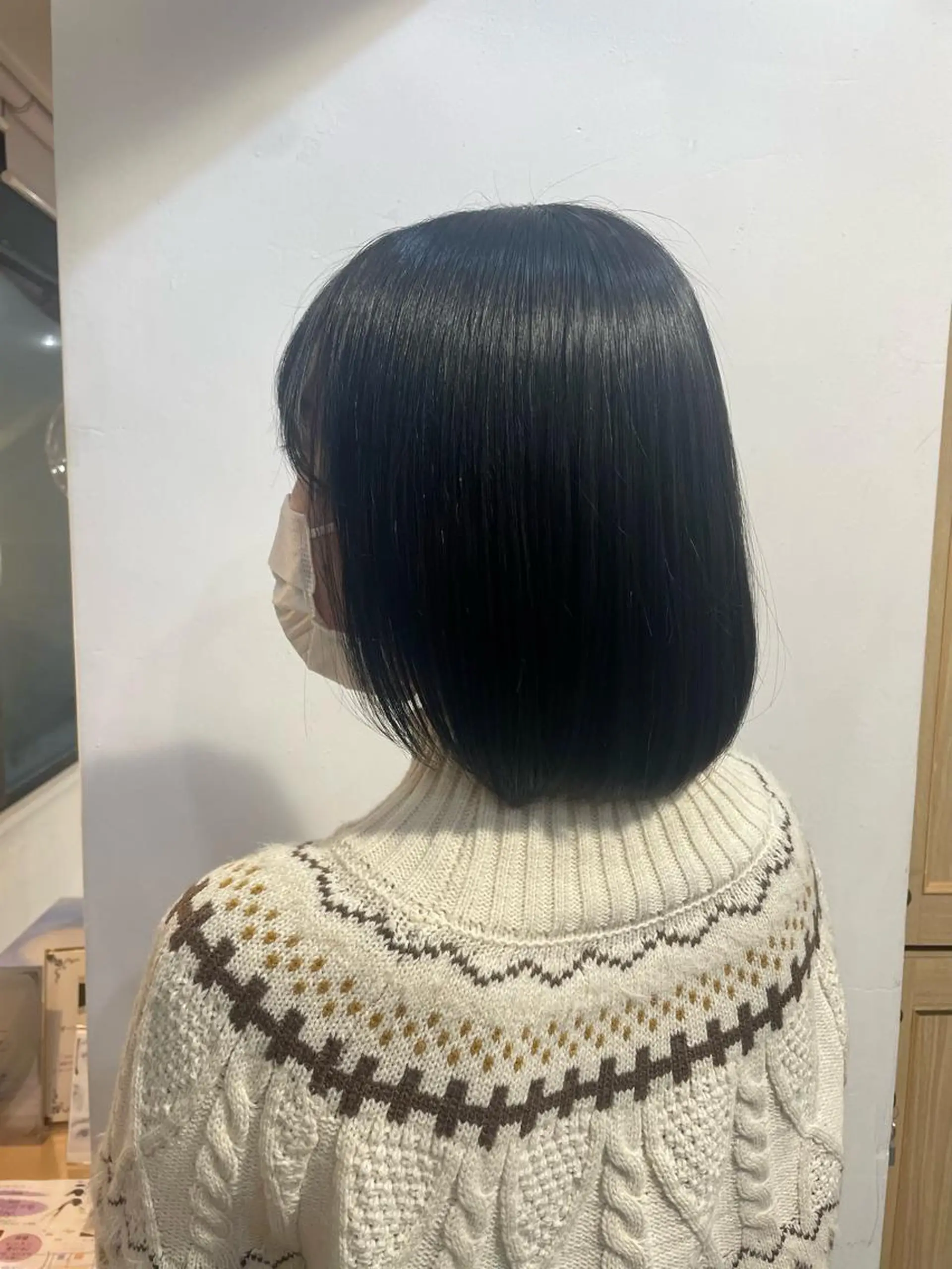 ショート カラー 黒髪 ブルーカラー ブルーブラック faith hair bisq所属・平澤 萌香のその他イメージ