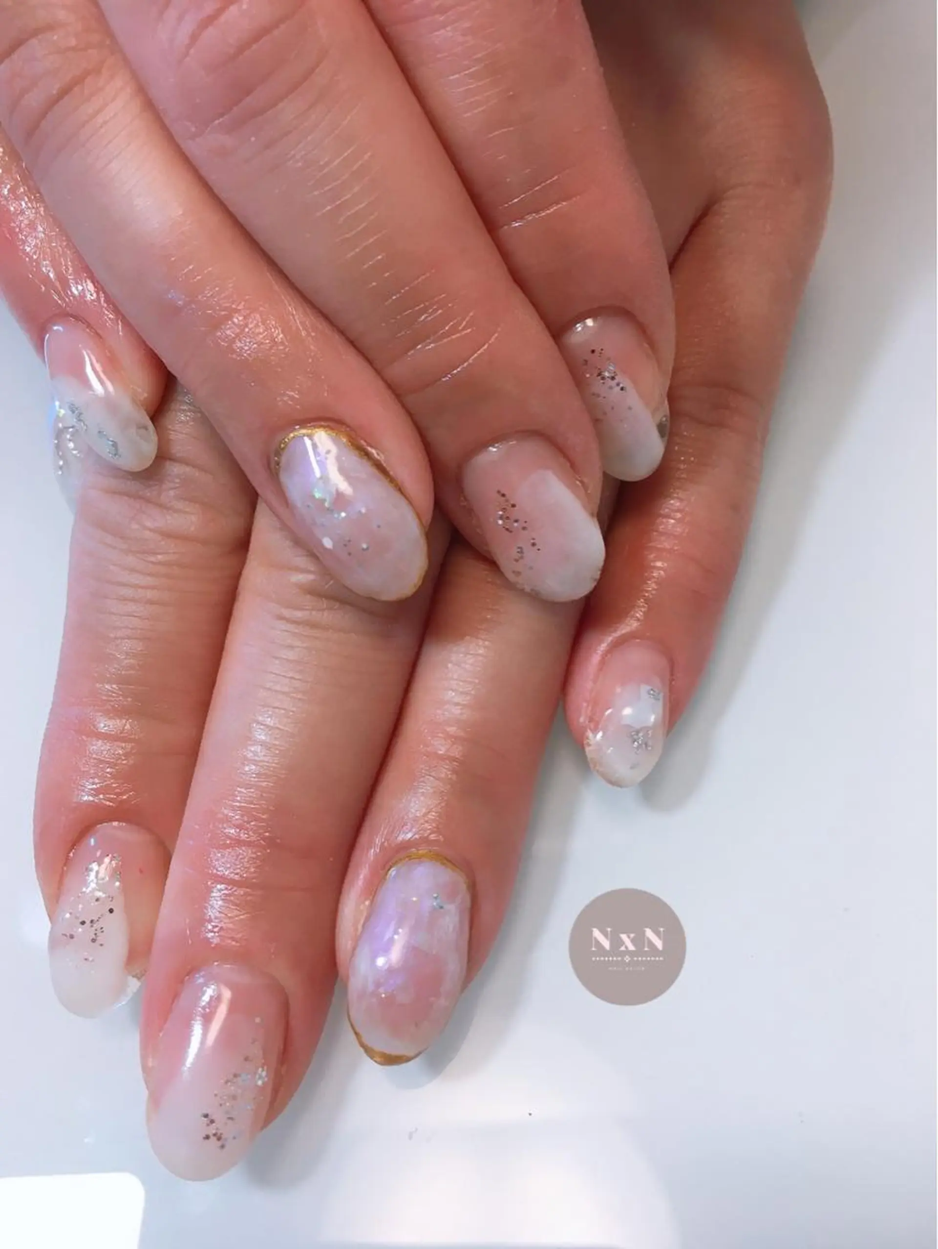ネイル ジェルネイル ぷっくりネイル nail salon N×Nのネイルデザイン
