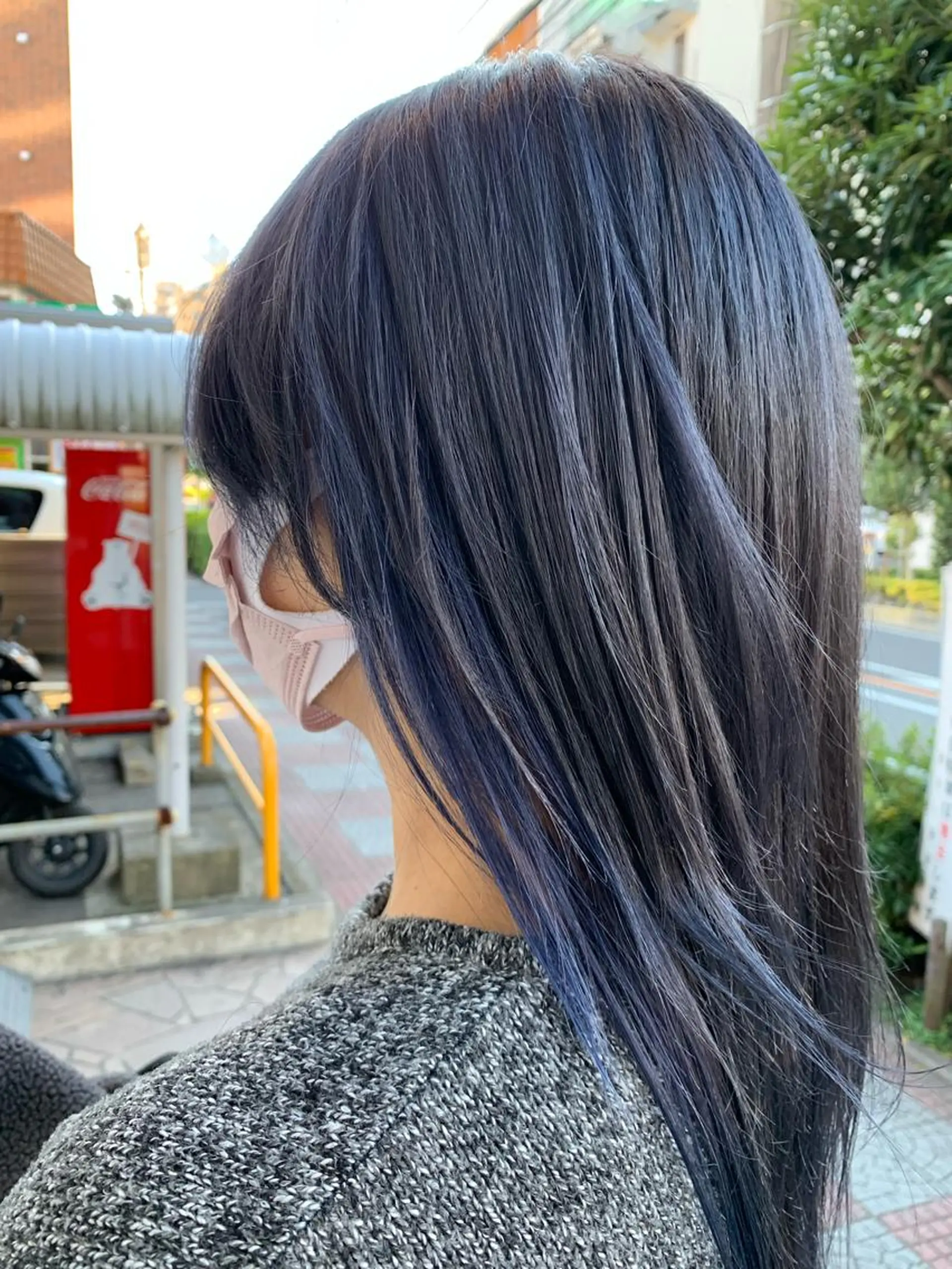 ロング ヘアカラー ゆうき あすかのヘアスタイル