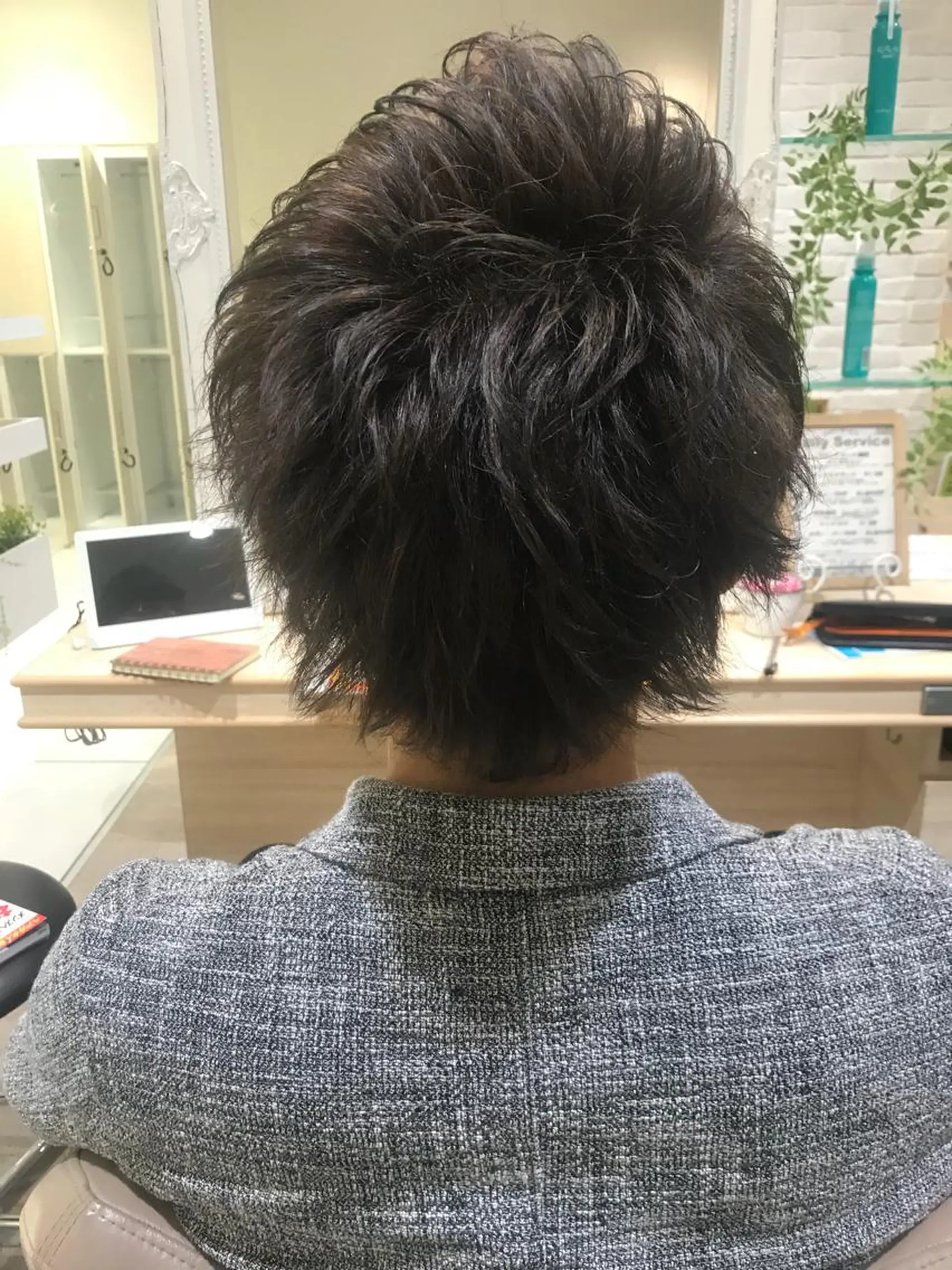 ショート カラー メンズ 縮毛矯正/髪質改善 /韓国風　山川春輝のヘアスタイル