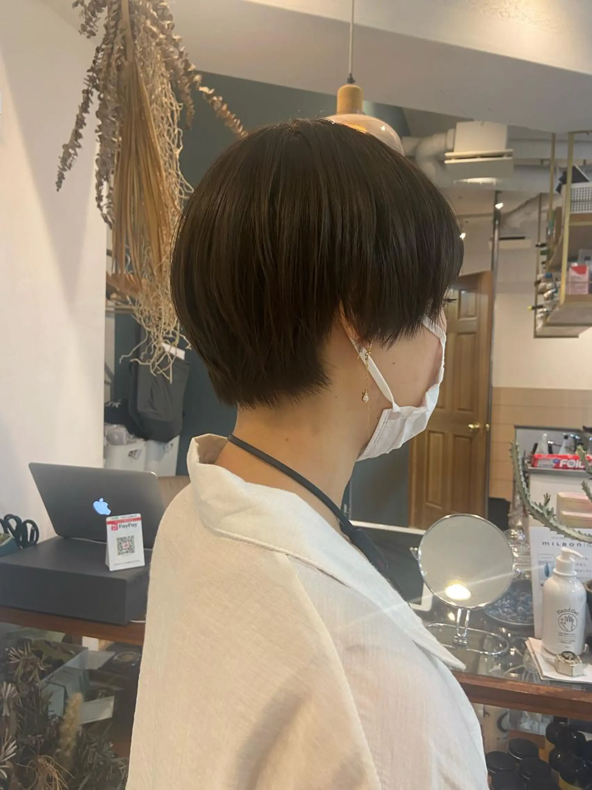 ショート カラー なかむら ゆきのヘアスタイル