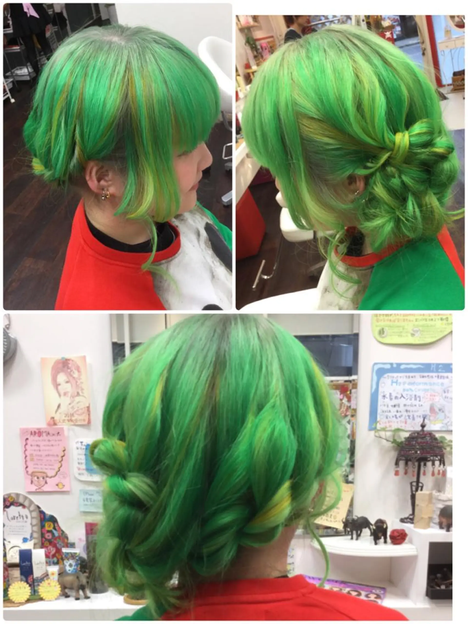 セミロング カラー ブリーチ 加藤 直樹のヘアスタイル