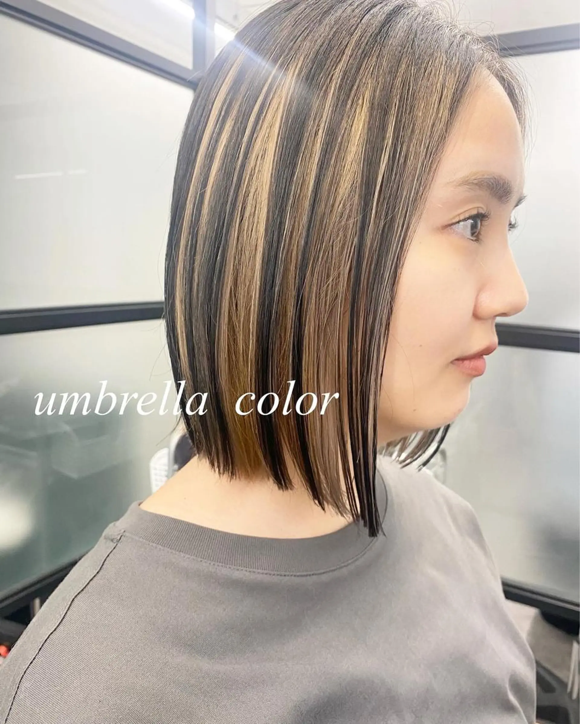 ミディアム カット ヘアカラー 菅　美咲 /三軒茶屋/全席個室のヘアスタイル