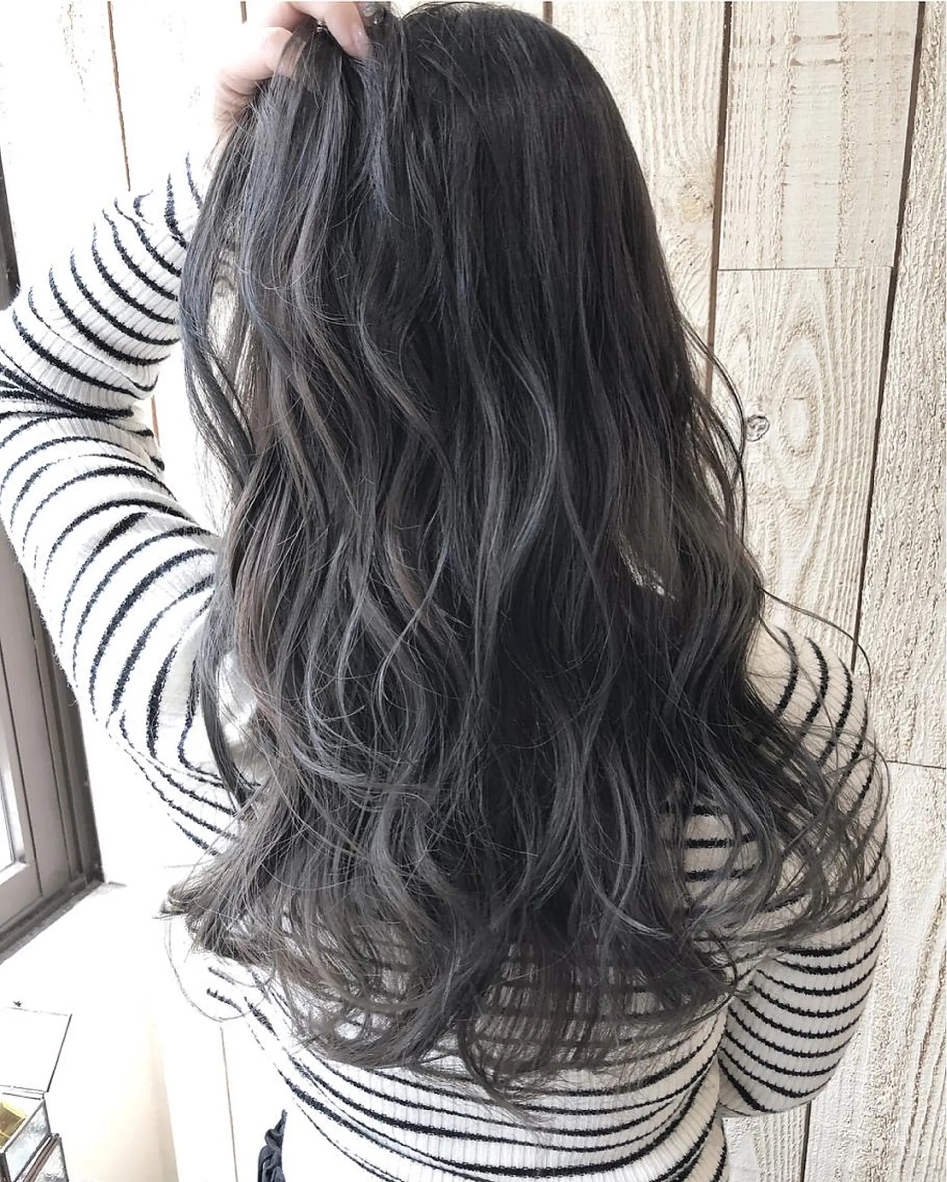 ロング カラー 透明感カラー ハイライトカラー 外国人風カラー ハイライト hair salon Ranun髪質改善のヘアスタイル