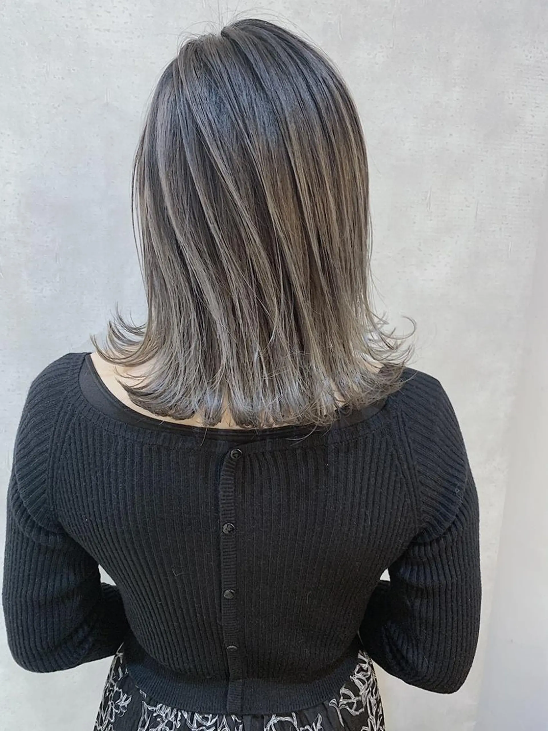 ミディアム カラー カット ヘアカラー MOU namba ムウナンバのヘアスタイル