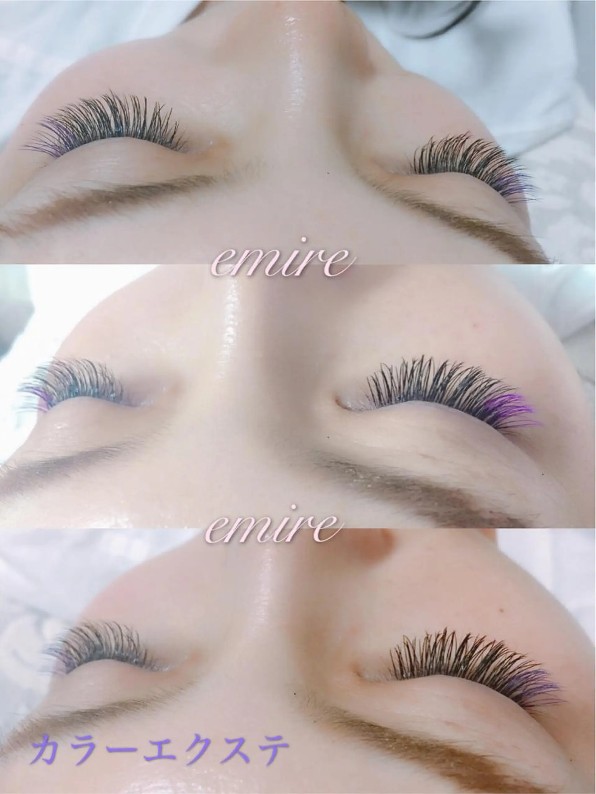 マツエク・マツパ 付け放題 フラットラッシュ emire ビューティーサロンのマツエク・マツパデザイン
