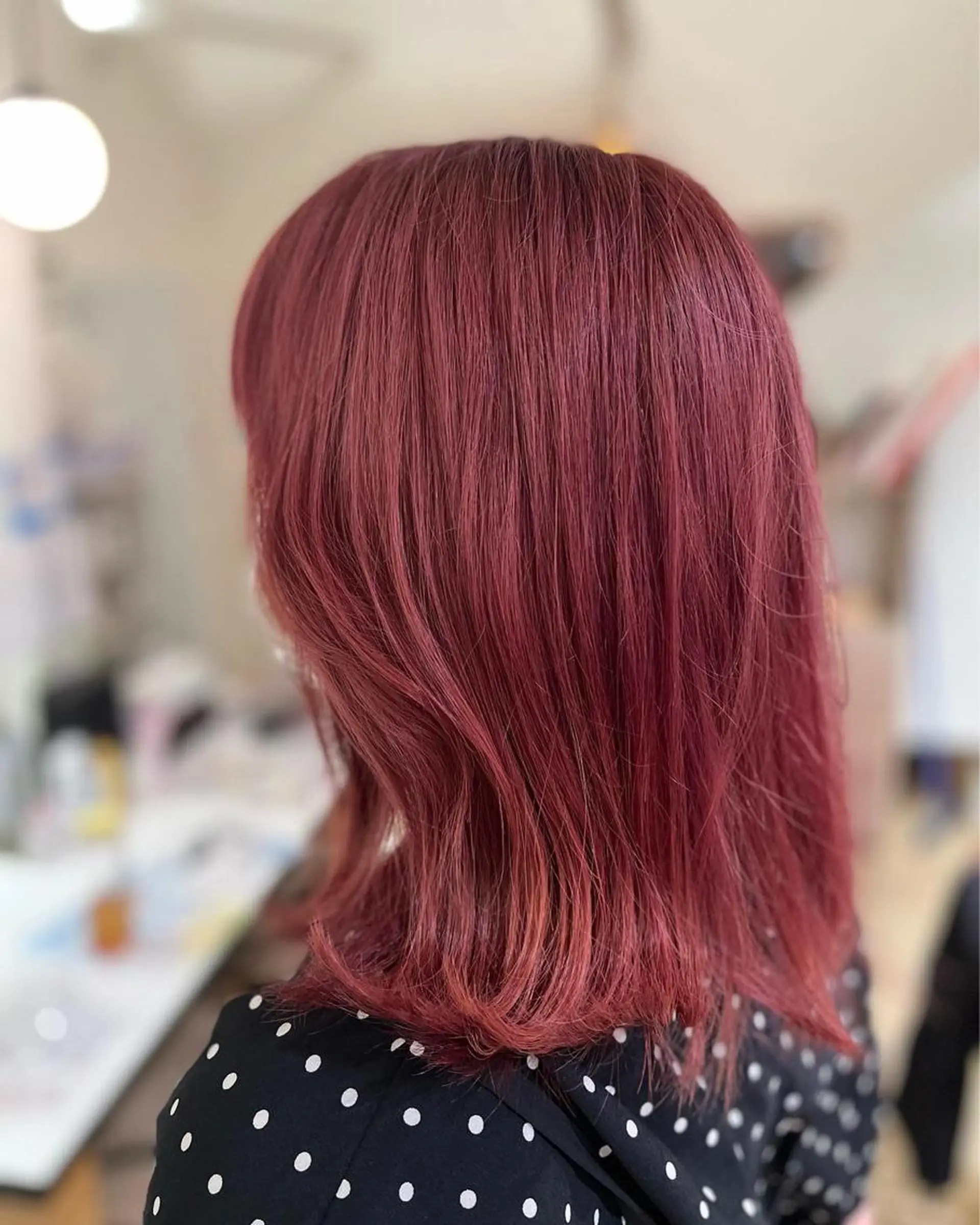 ミディアム カラー 中山 響希のヘアスタイル