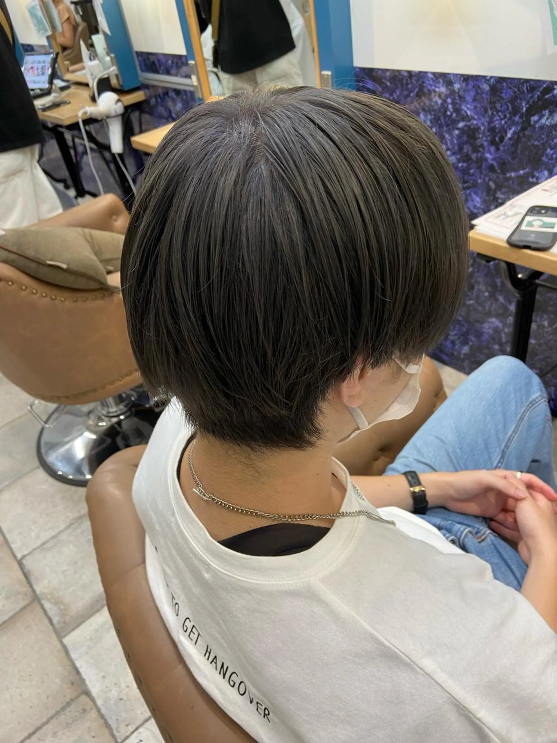 カラー メンズ メンズブリーチ ブリーチ シルバー atelierJD所属・. mioのヘアスタイル